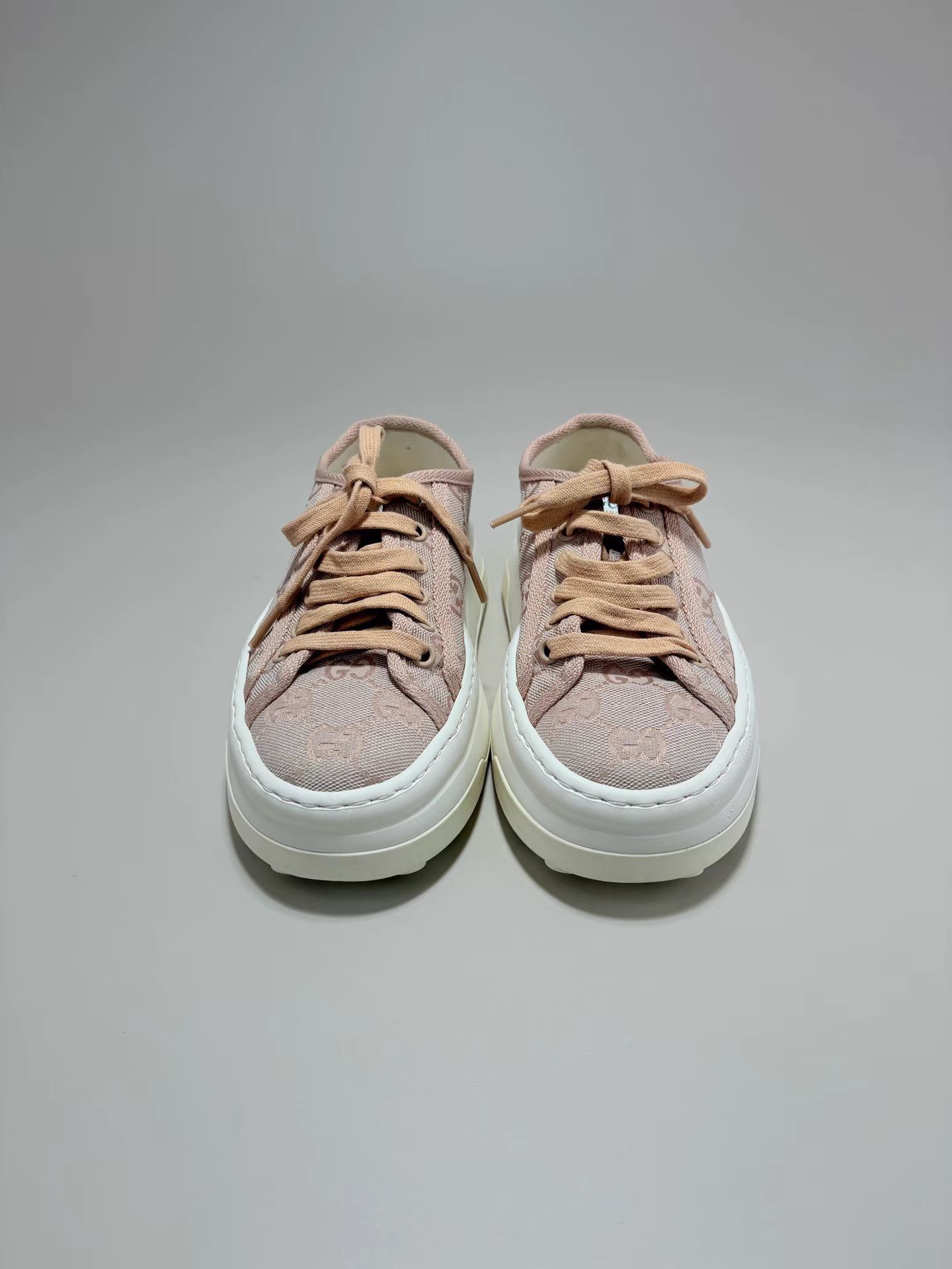Gucci GUCCI GG All-Logo Platform Canvas Sneakers K1 Size US 4 / IT 34 - 2 Thumbnail