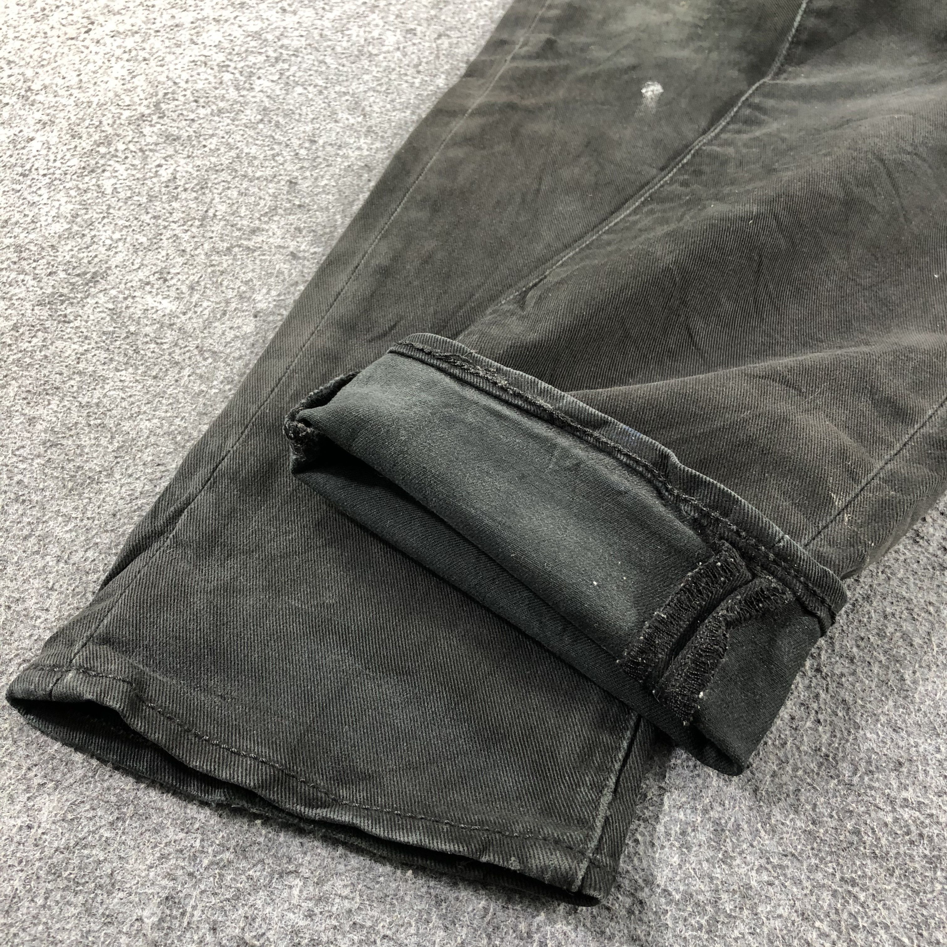 Levi's Vintage Faded Black Levis 501 Jeans-J2572 Size US 34 / EU 50 - 7 Thumbnail