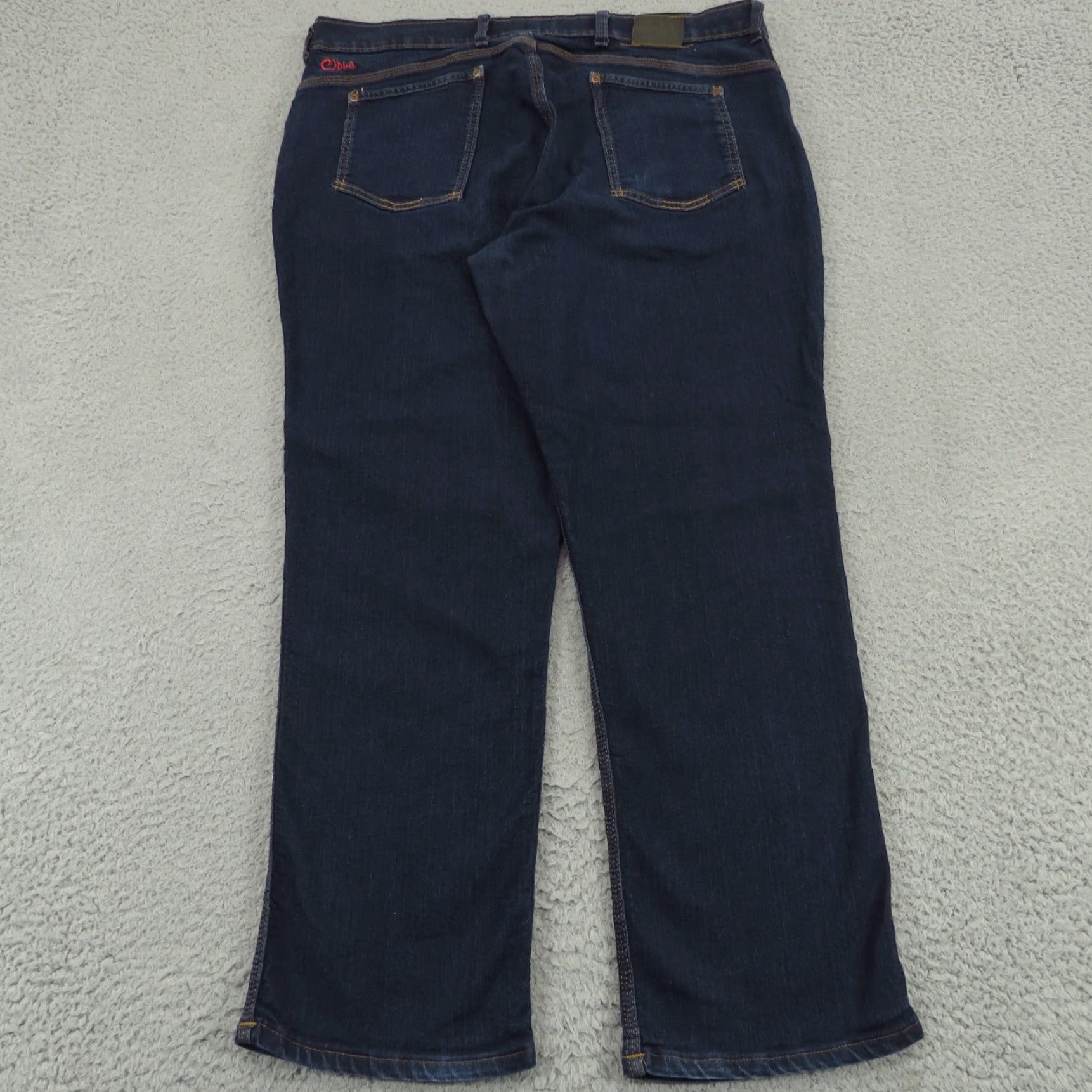 Vintage Origin Maine Jeans Men 38x30 Straight Delta Flex Blue Denim Work Jeans Size US 38 / EU 54 - 2 Thumbnail