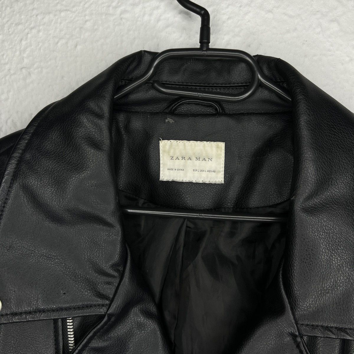 Zara Zara Ramones Leather Jacket Biker Moto Motorcycle Style Y2K Size US L / EU 52-54 / 3 - 5 Thumbnail