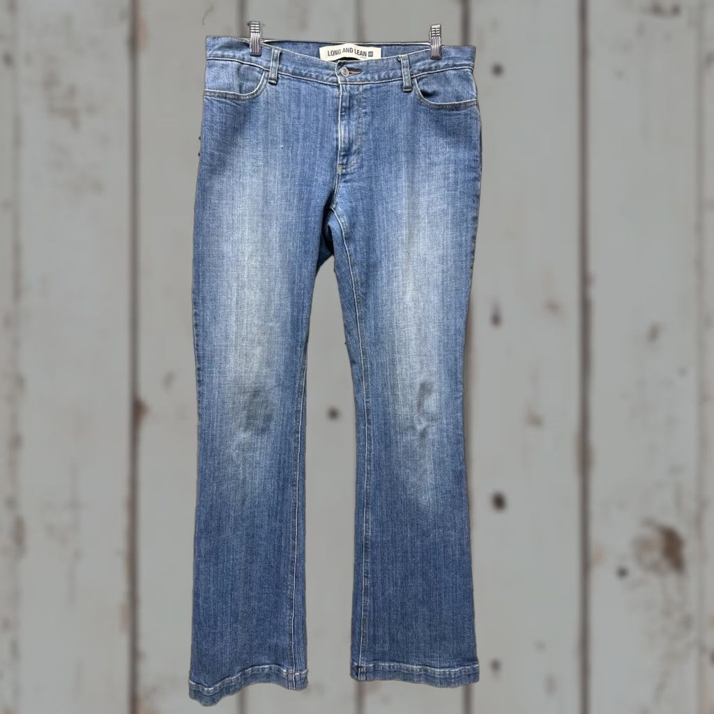 Gap VINTAGE Gap Jeans Womens 10 Tall Bootcut Low Rise Stretch Denim Blue 5-Pocket Design Inseam 34 Mens? Size 32" / US 10 / IT 46 - 1 Thumbnail