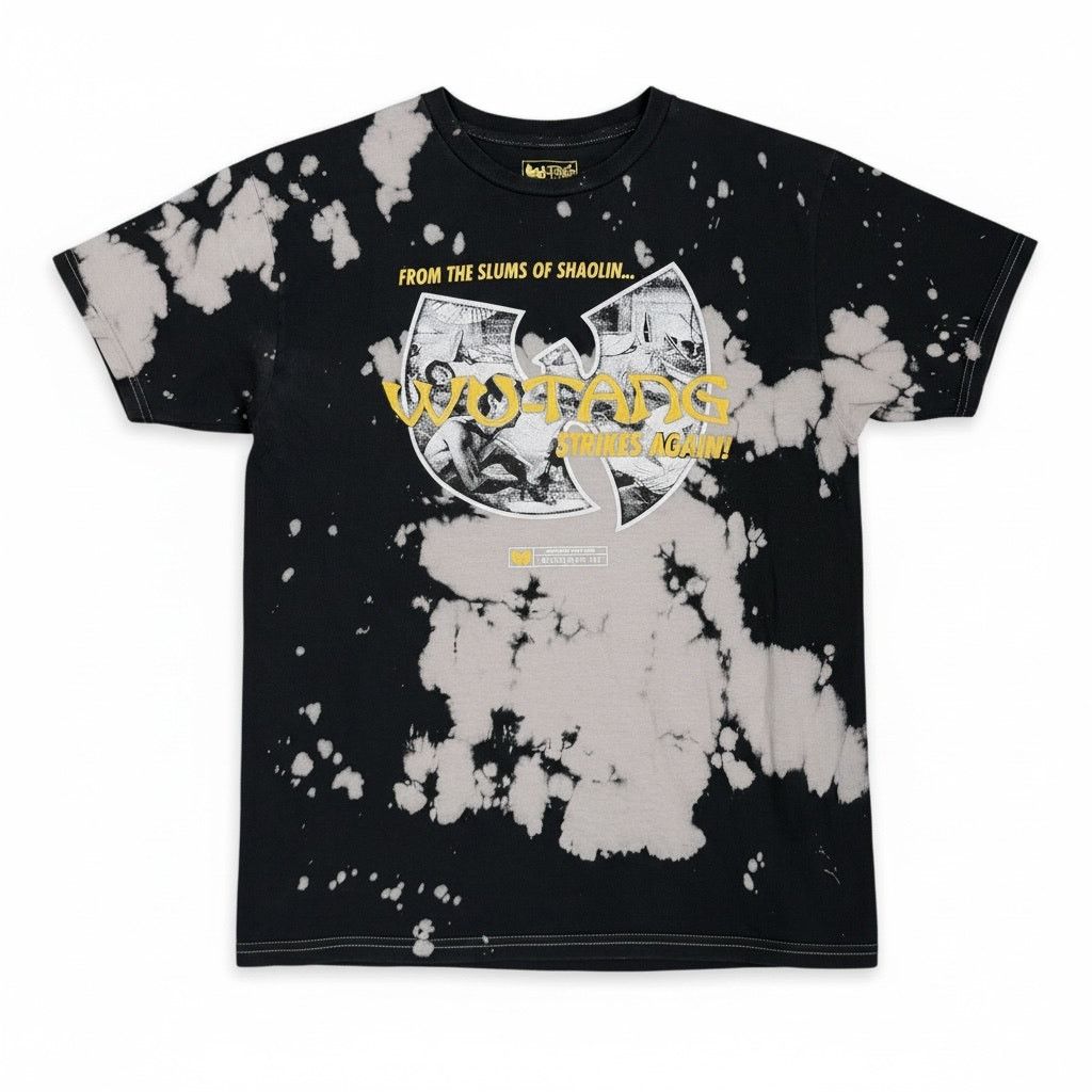 Wu-Tang Clan Wu-Tang Clan Mens Med T-Shirt Strikes Again Tie Dye Bleached Size US M / EU 48-50 / 2 - 1 Thumbnail