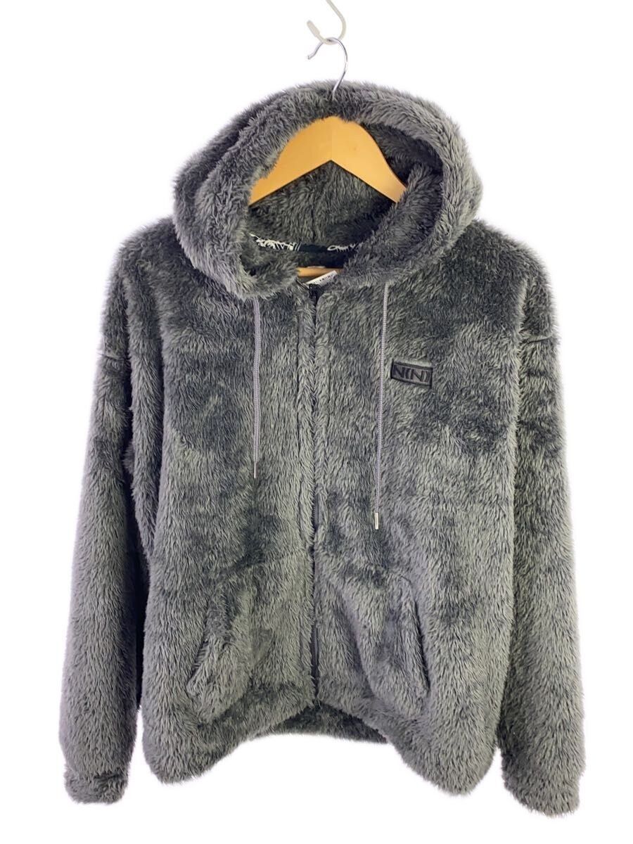 Number (N)ine Fleece Zip Hoodie Jacket Size US M / EU 48-50 / 2 - 1 Thumbnail