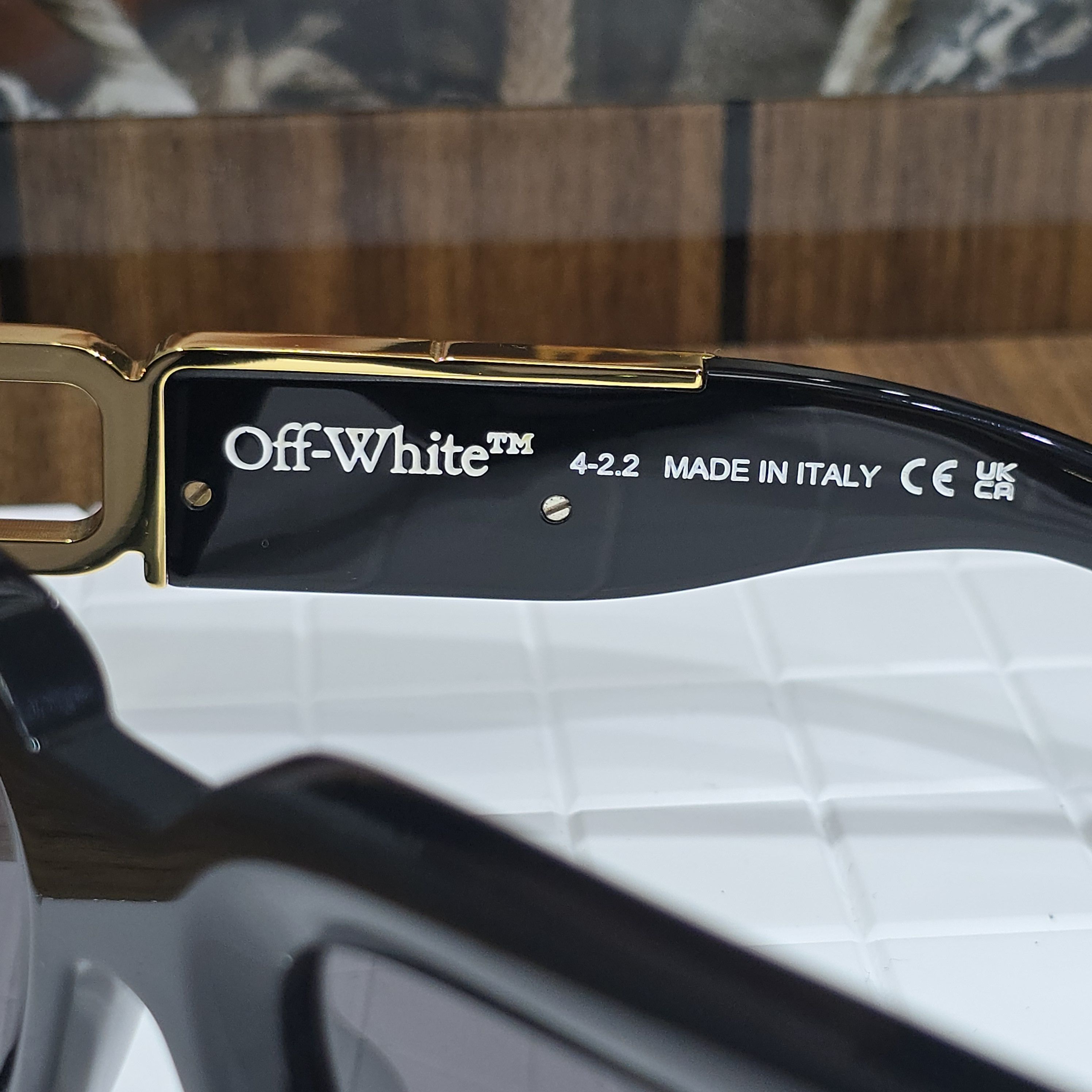 Off-White OFF WHITE Boston Rectangular Frame Sunglasses BLACK Size ONE SIZE - 4 Thumbnail