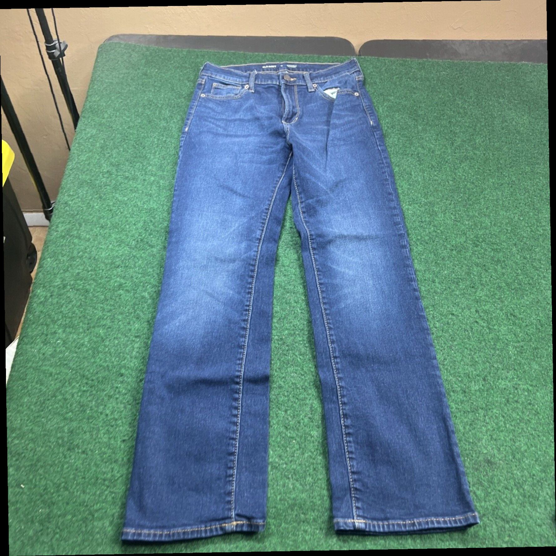 Old Navy Youth Boys Old Navy Built-In-Flex Straight Jeans 16 Plus Medium Wash Pants 26x29 Size US 26 / EU 42 - 1 Thumbnail