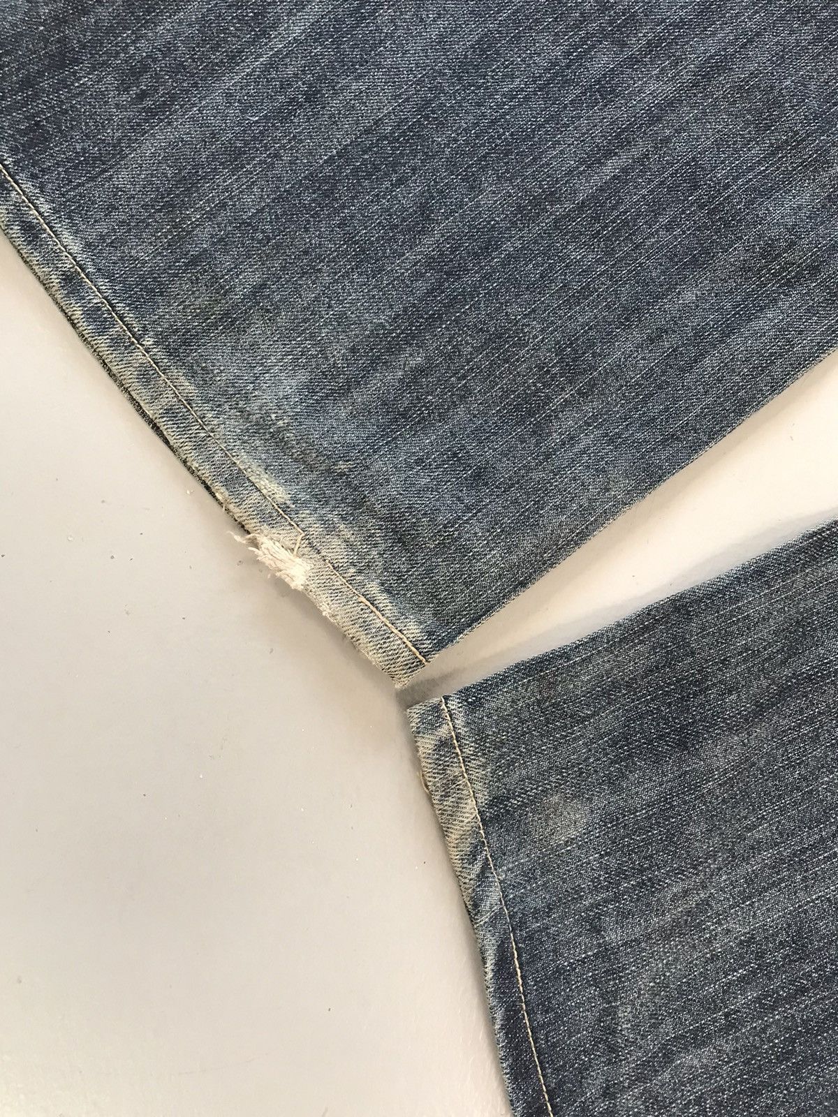 JNCO × Southpole × Vintage Vintage jonglen distressed spell out embroidered denim Size US 35 - 11 Thumbnail