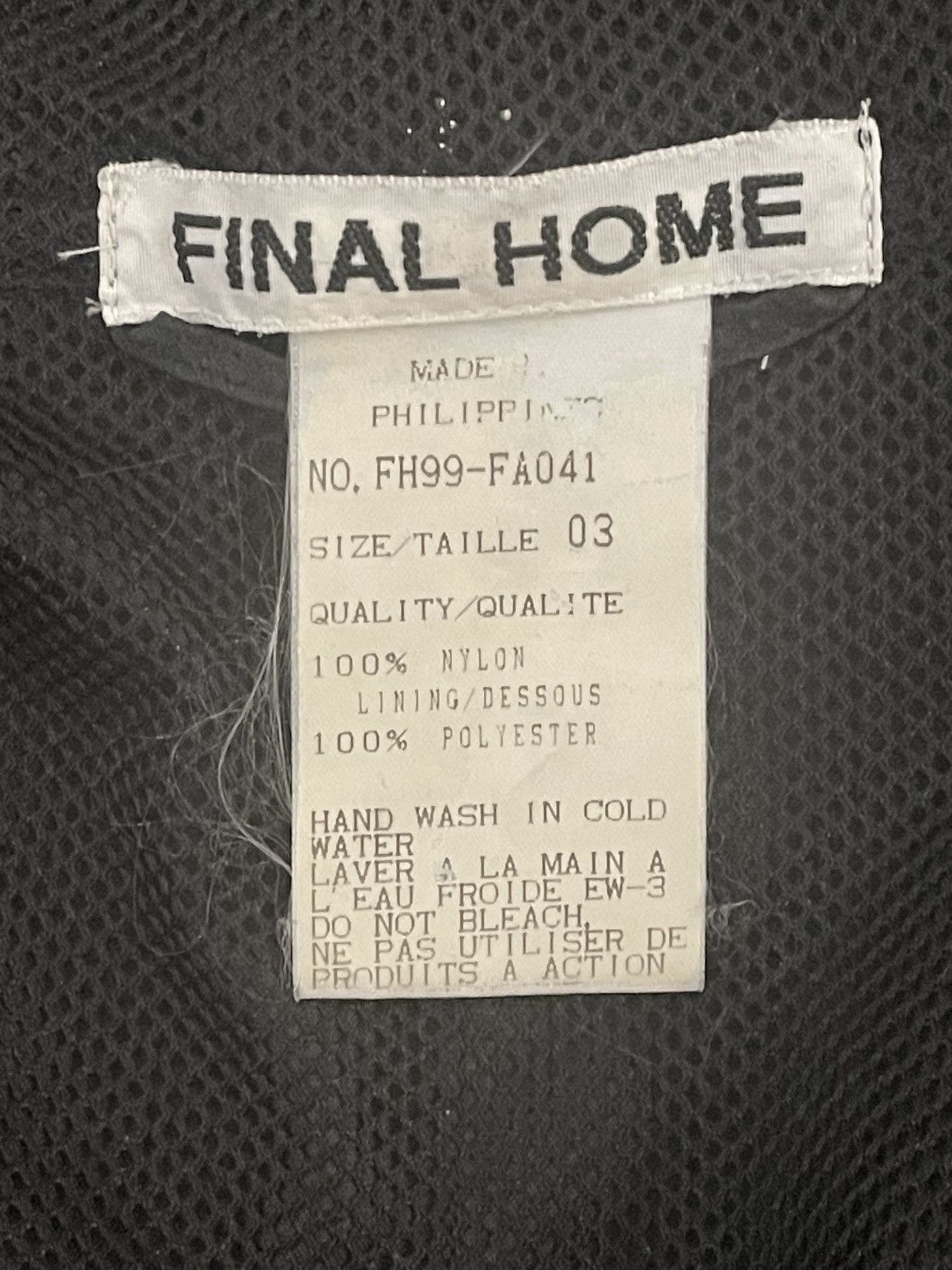 Final Home FINAL HOME survival jacket Size US L / EU 52-54 / 3 - 3 Thumbnail