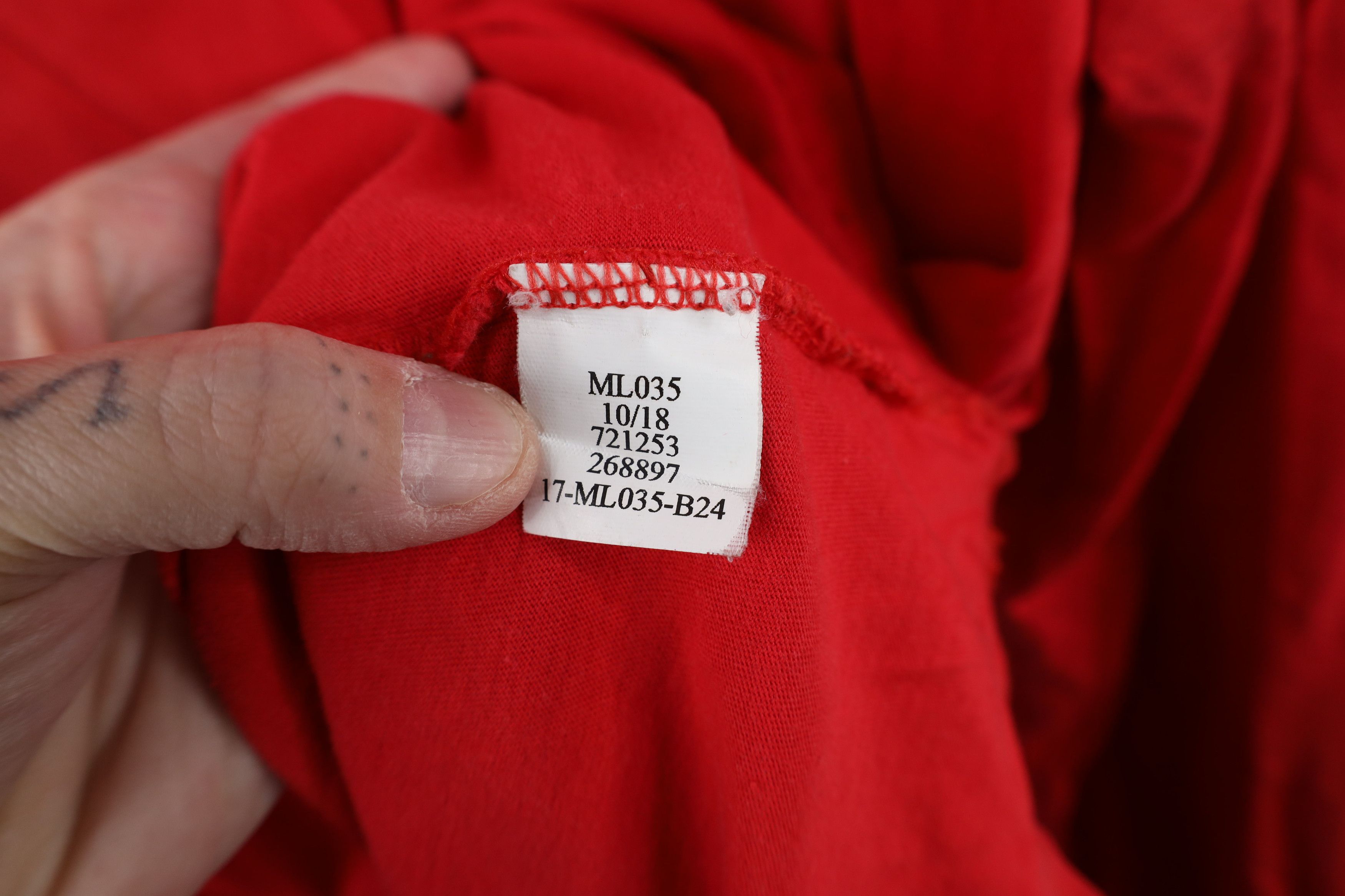 The North Face Vintage Y2K The North Face Box Logo Long Sleeve T-Shirt Red Size US XXL / EU 58 / 5 - 8 Thumbnail