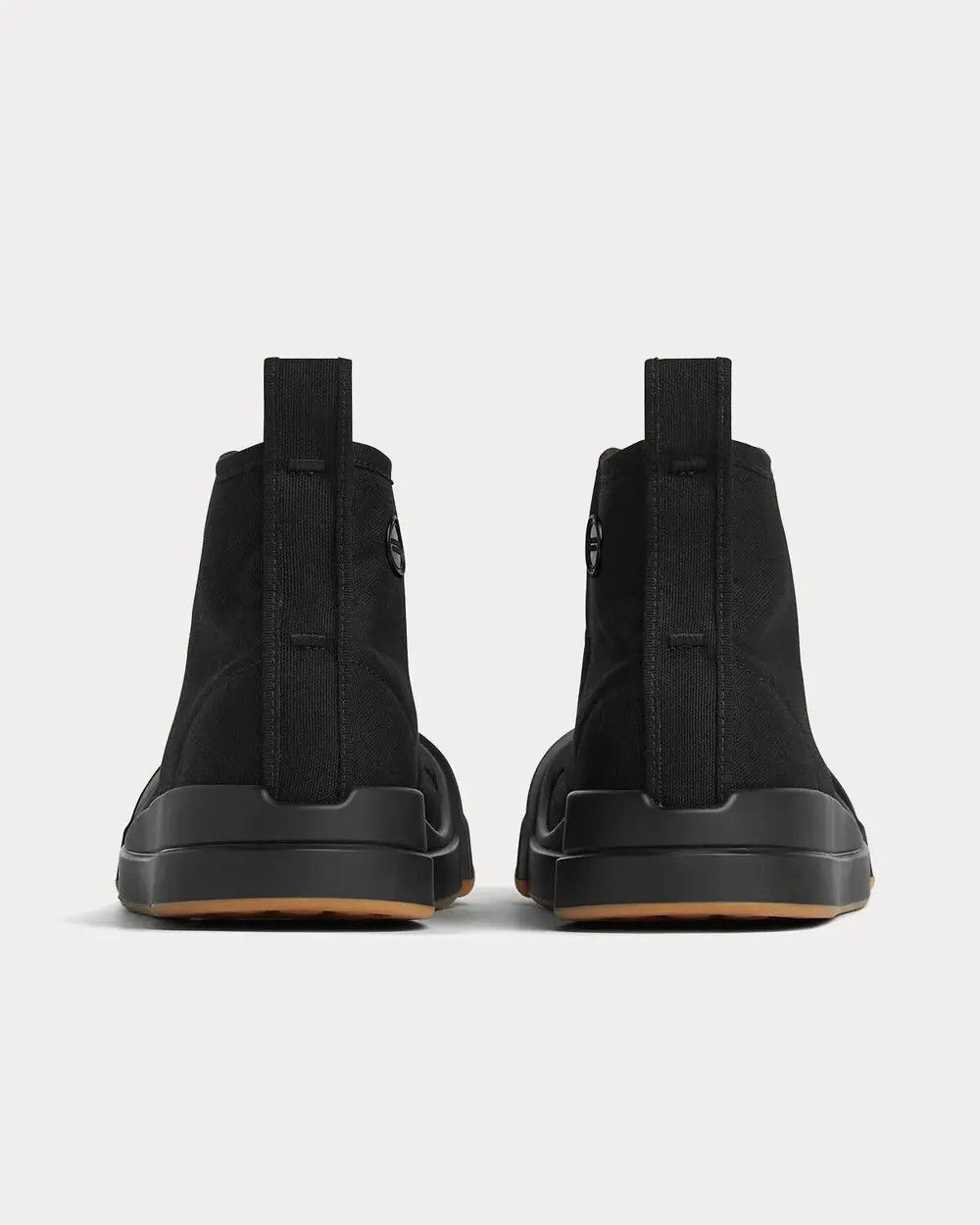 Bottega Veneta o1s1rm1025 Vulcan Hi-Top Sneakers in Black Size US 7 / EU 40 - 4 Thumbnail