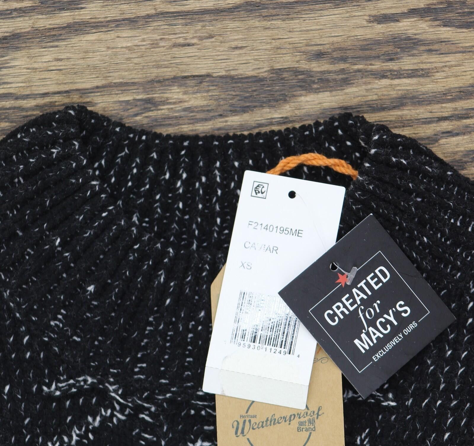Weatherproof Weatherproof Vintage Knit Pullover Sweater Caviar Black Xs Size XS / US 0-2 / IT 36-38 - 3 Thumbnail