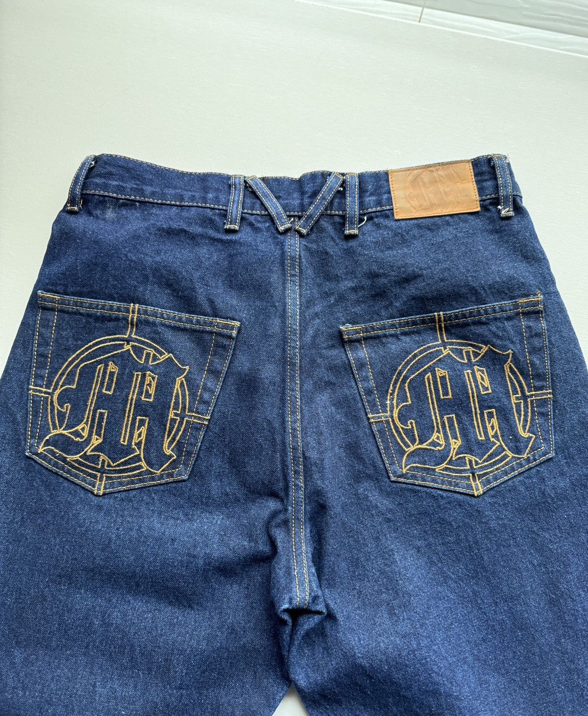 Menace Menace distressed Stencil Jean Size US 32 / EU 48 - 6 Thumbnail