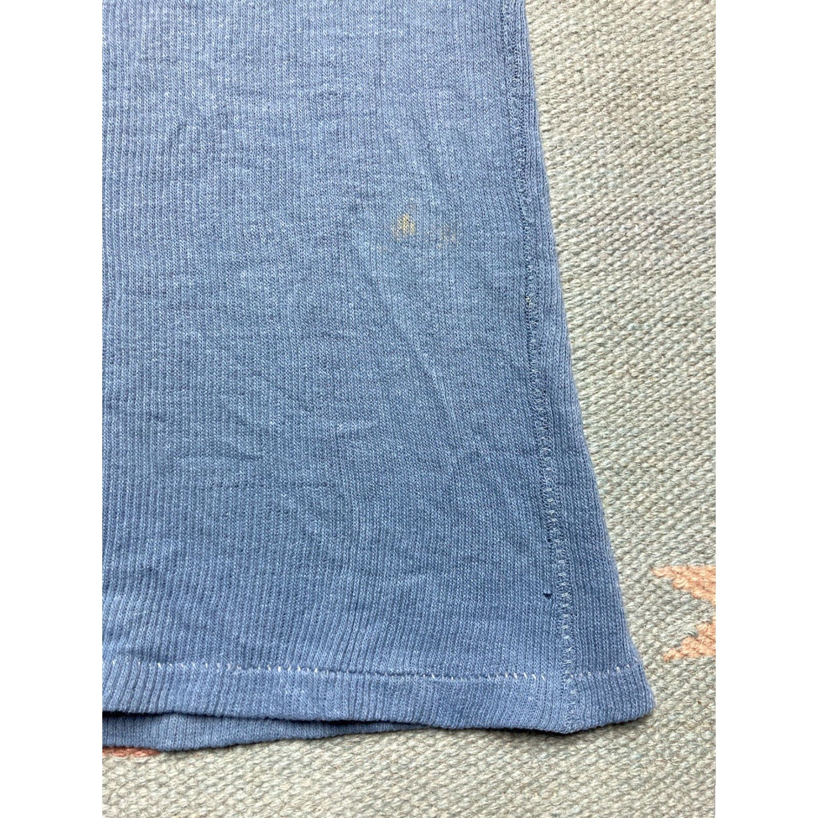 Vintage VINTAGE 1960s 70s polo shirt acrylic ribbed soft distressed thrashed medium Size US M / EU 48-50 / 2 - 2 Thumbnail