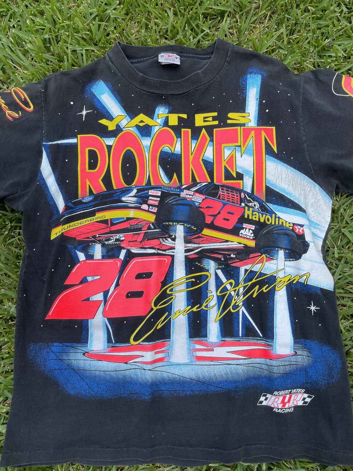 Vintage Rare Vintage NASCAR Ernie Irvin/ Robert Yates Racing Rocket Size US L / EU 52-54 / 3 - 1 Thumbnail