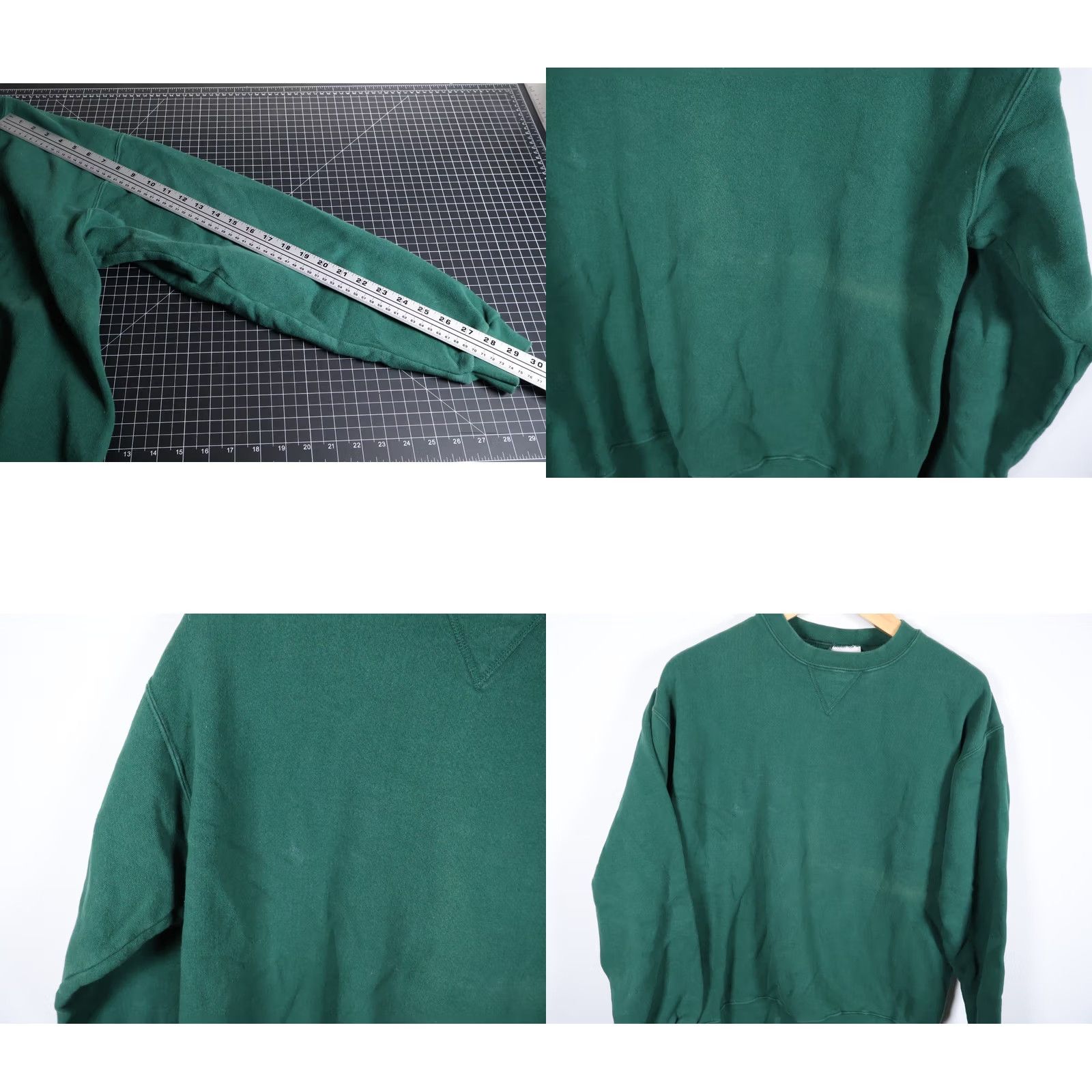 Vintage VINTAGE Bike Athletic Sweatshirt Men Large 90s Green Crewneck Faded USA Made Size US L / EU 52-54 / 3 - 8 Thumbnail