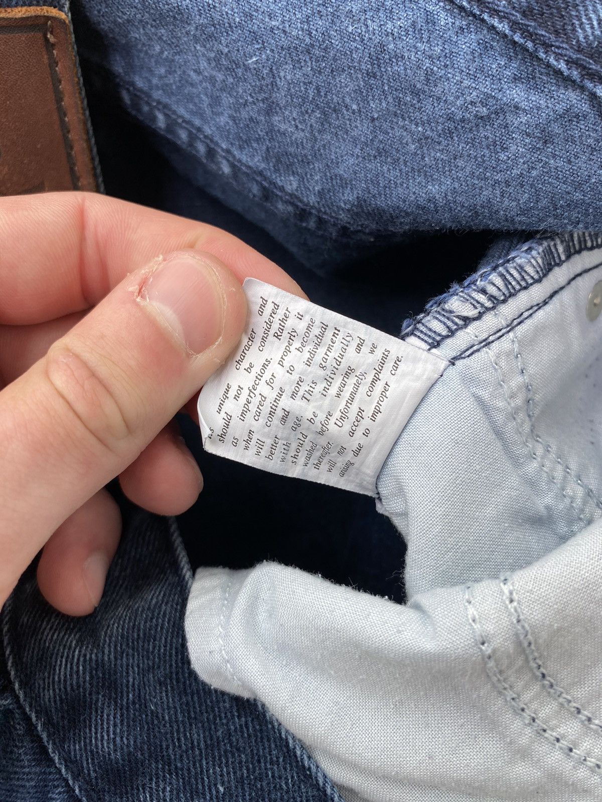 Yves Saint Laurent Metal Logo Jeans