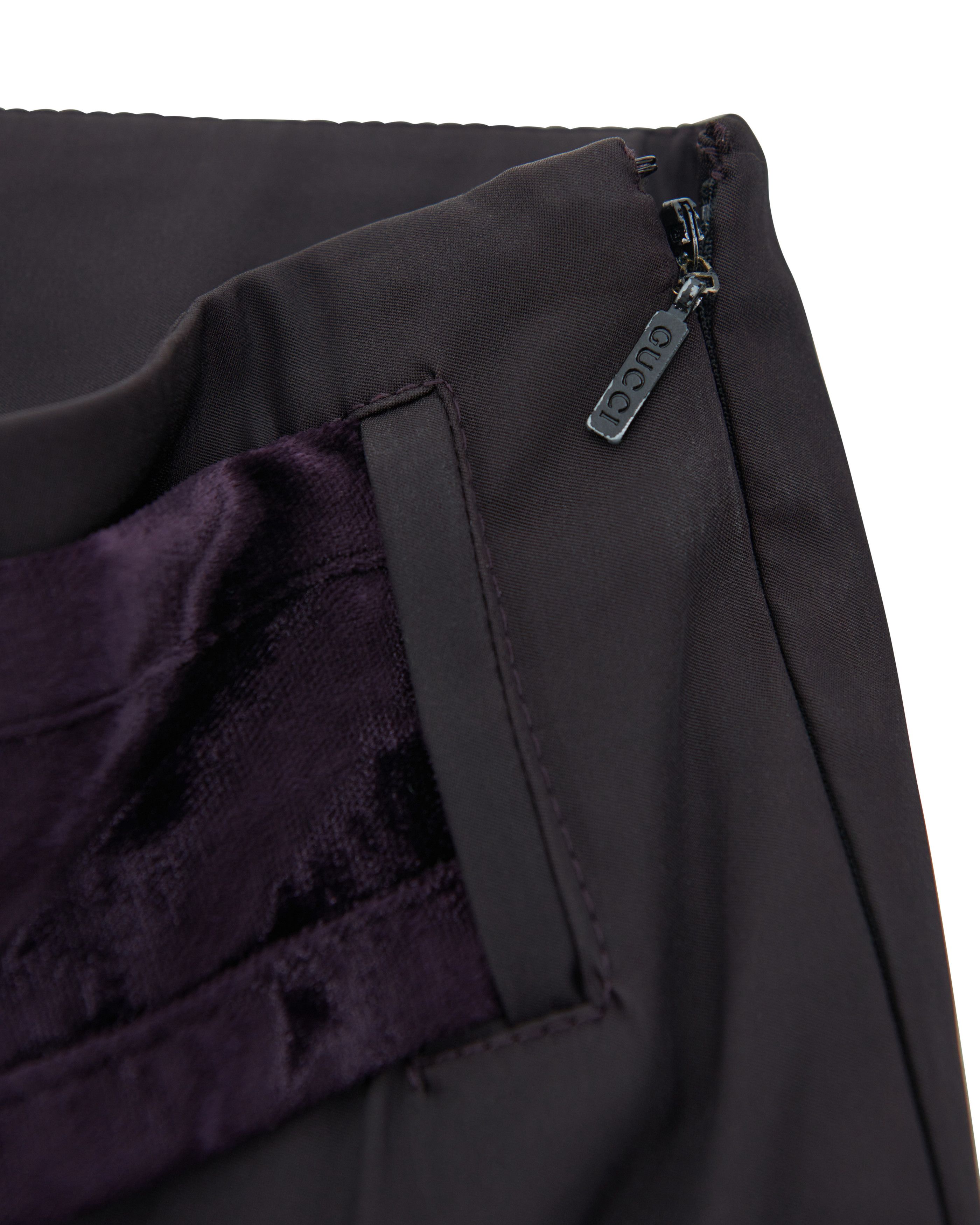 Gucci by Tom Ford F/W 2004 aubergine silk taffeta three pieces set Size S / US 4 / IT 40 - 23 Thumbnail