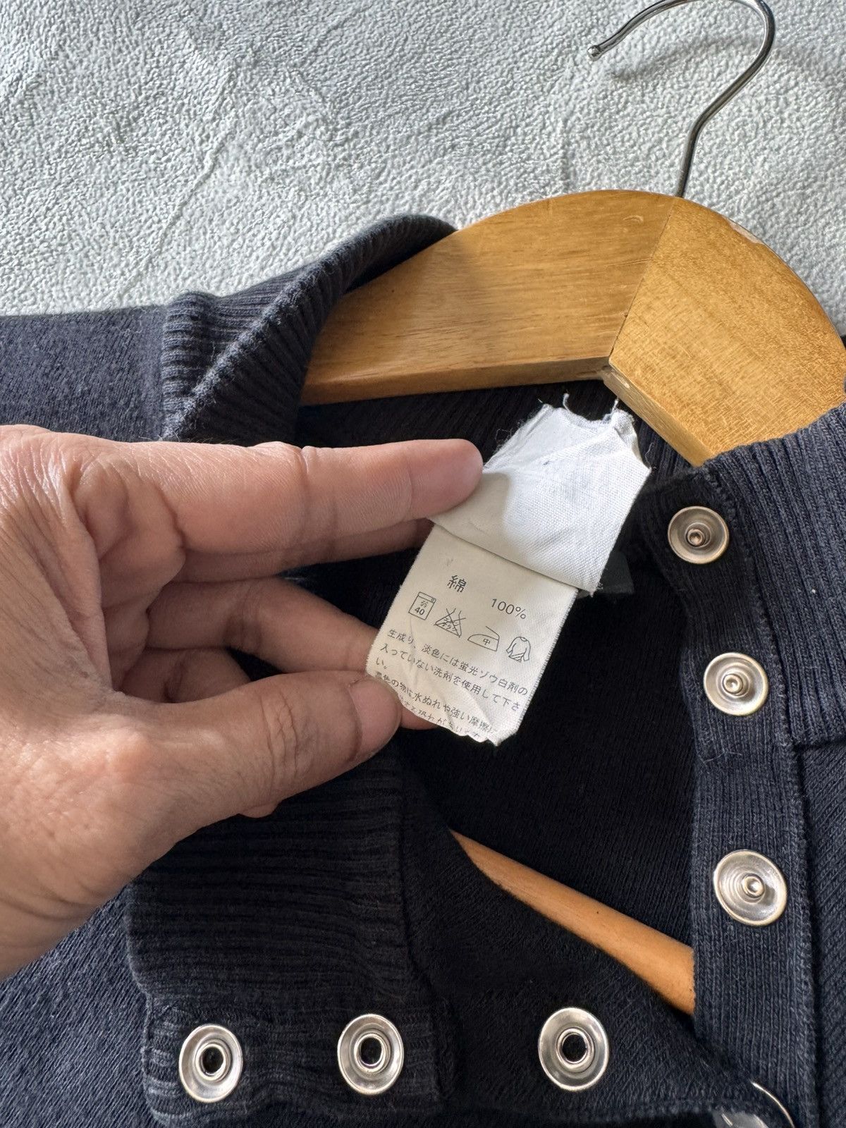 agnes b. Agnès b. Asymmetrical Snap-Button knit Size S / US 4 / IT 40 - 9 Thumbnail