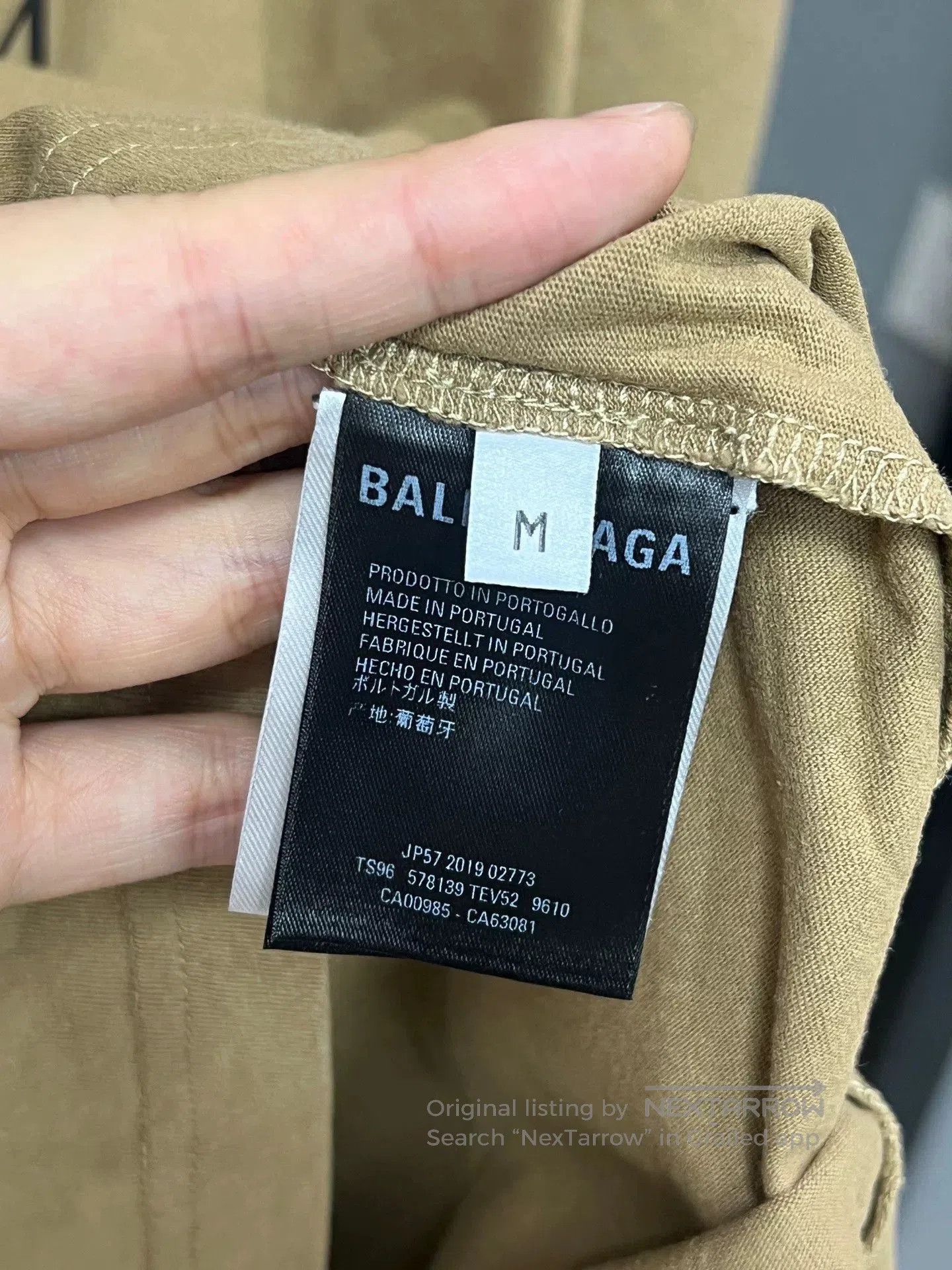 Balenciaga Balenciaga Khaki Short Sleeve Shirt. Size US M / EU 48-50 / 2 - 3 Thumbnail