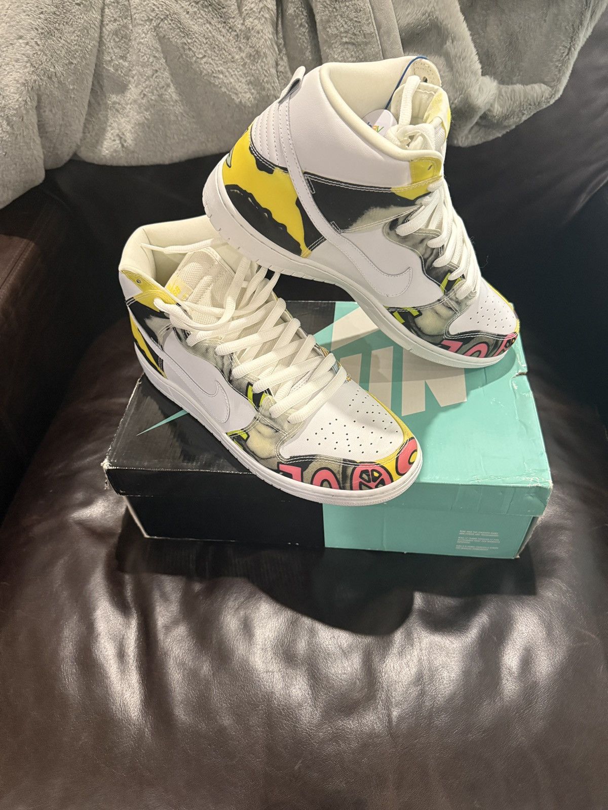 Nike Nike SB Dunk High De La Soul (2015) Size 13M DS OG ALL Size US 13 / EU 46 - 11 Thumbnail