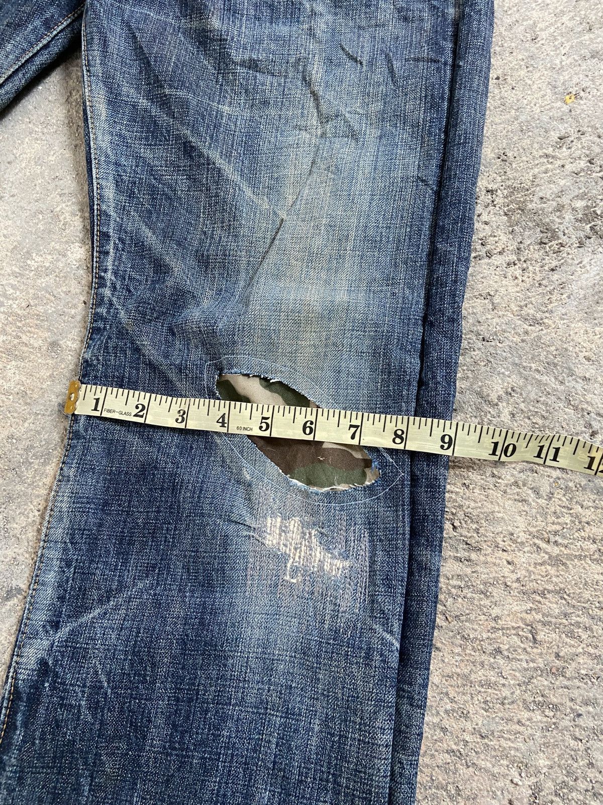 Eternal × If Six Was Nine × Vintage Flare Eternal Patchwork Denim Size US 33 - 8 Thumbnail