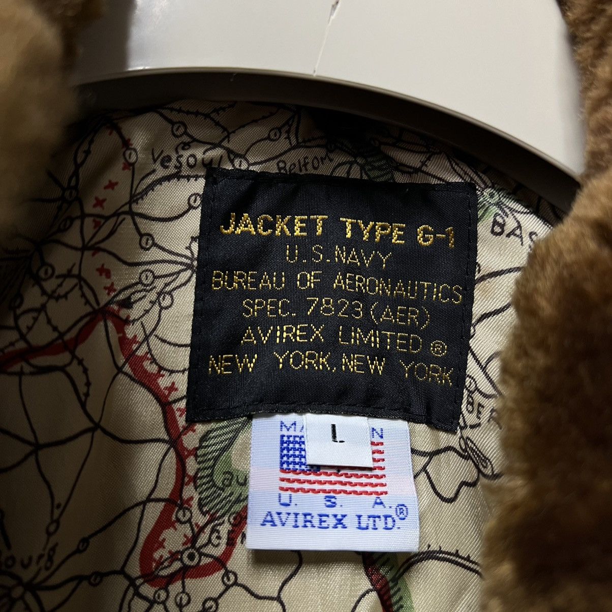 Avirex AVIREX Top Gun G-1 Bomber Flight Leather Jacket Vintage Size US L / EU 52-54 / 3 - 12 Thumbnail