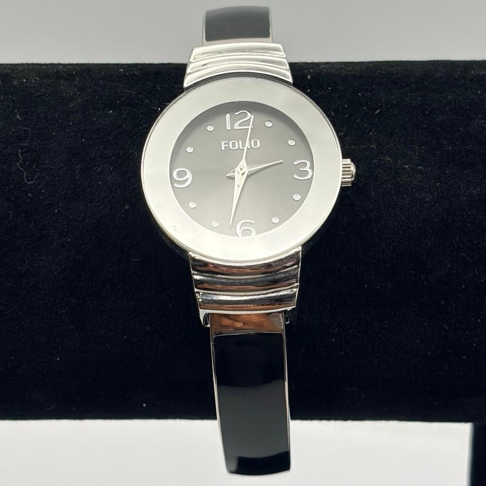 Other Silver & Black FolioWatch Size ONE SIZE - 2 Thumbnail