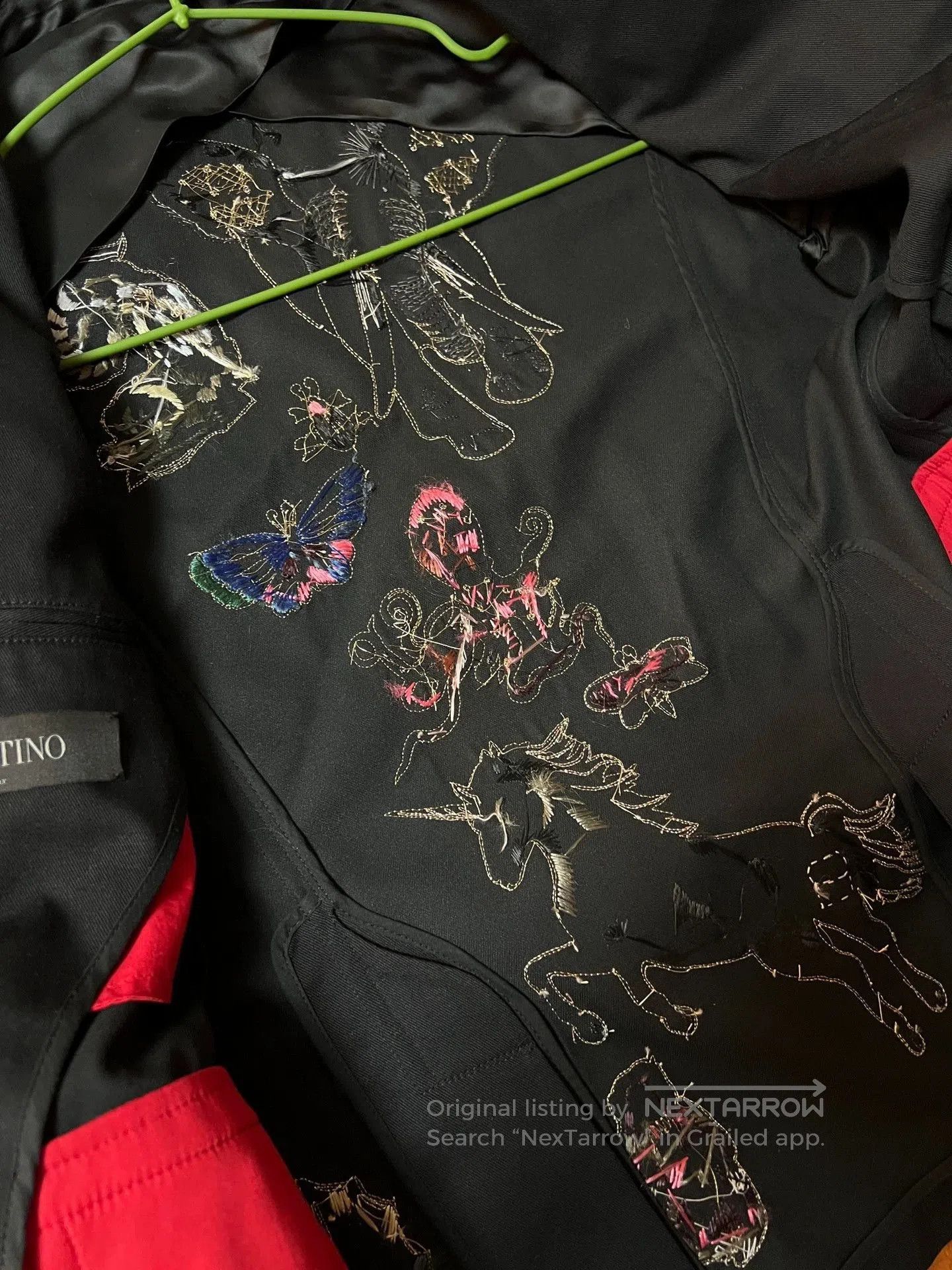 Valentino Valentino Men's Embroidered Jacket. Size US M / EU 48-50 / 2 - 5 Thumbnail