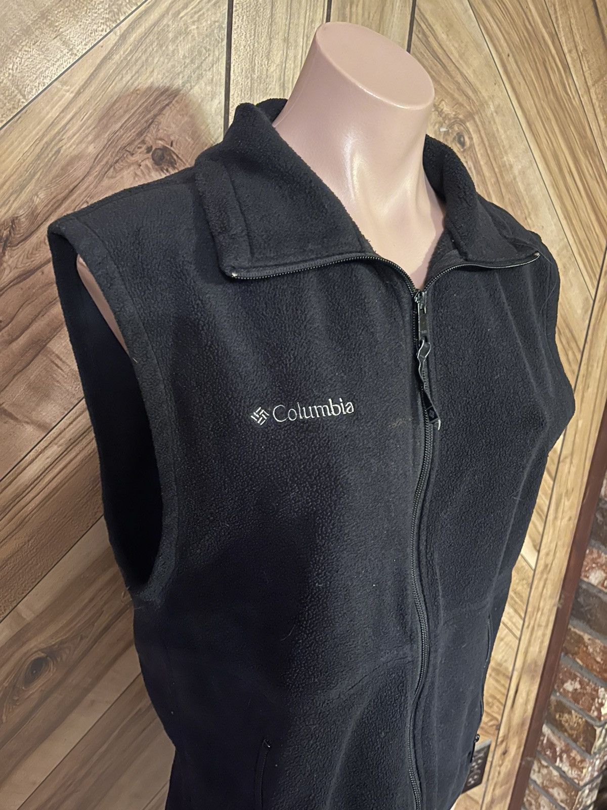 Columbia Columbia Men’s Sm Steens Mountain Black Fleece Zipper Vest Size US S / EU 44-46 / 1 - 4 Thumbnail