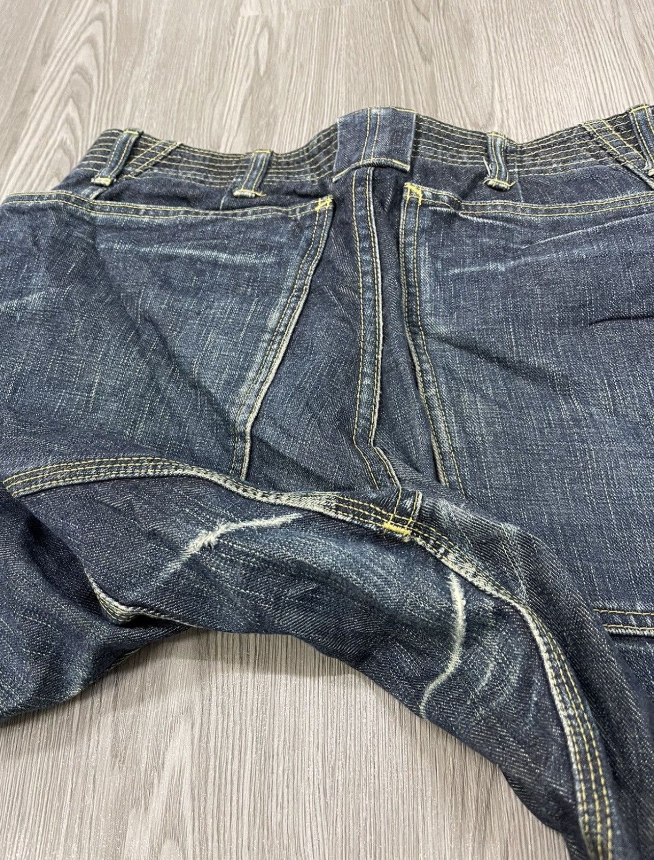 Japanese Brand × Sassafras Sassafras Fall Leaf Gardeners Denim Pant Size US 31 - 11 Thumbnail