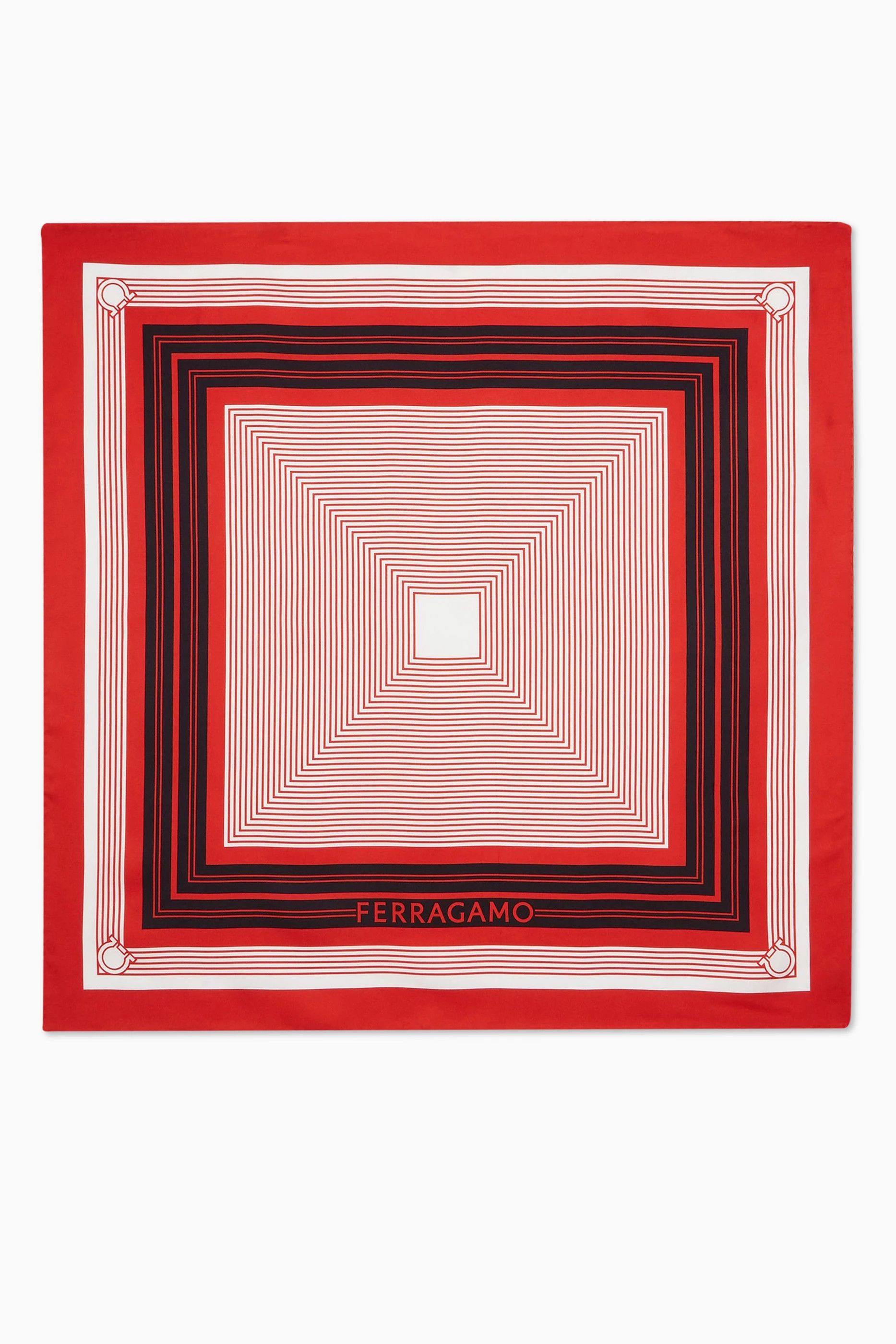 Salvatore Ferragamo o1s1rm1024 Size: 90x90 Cm / Scarf in Multicolor Size ONE SIZE - 1 Thumbnail