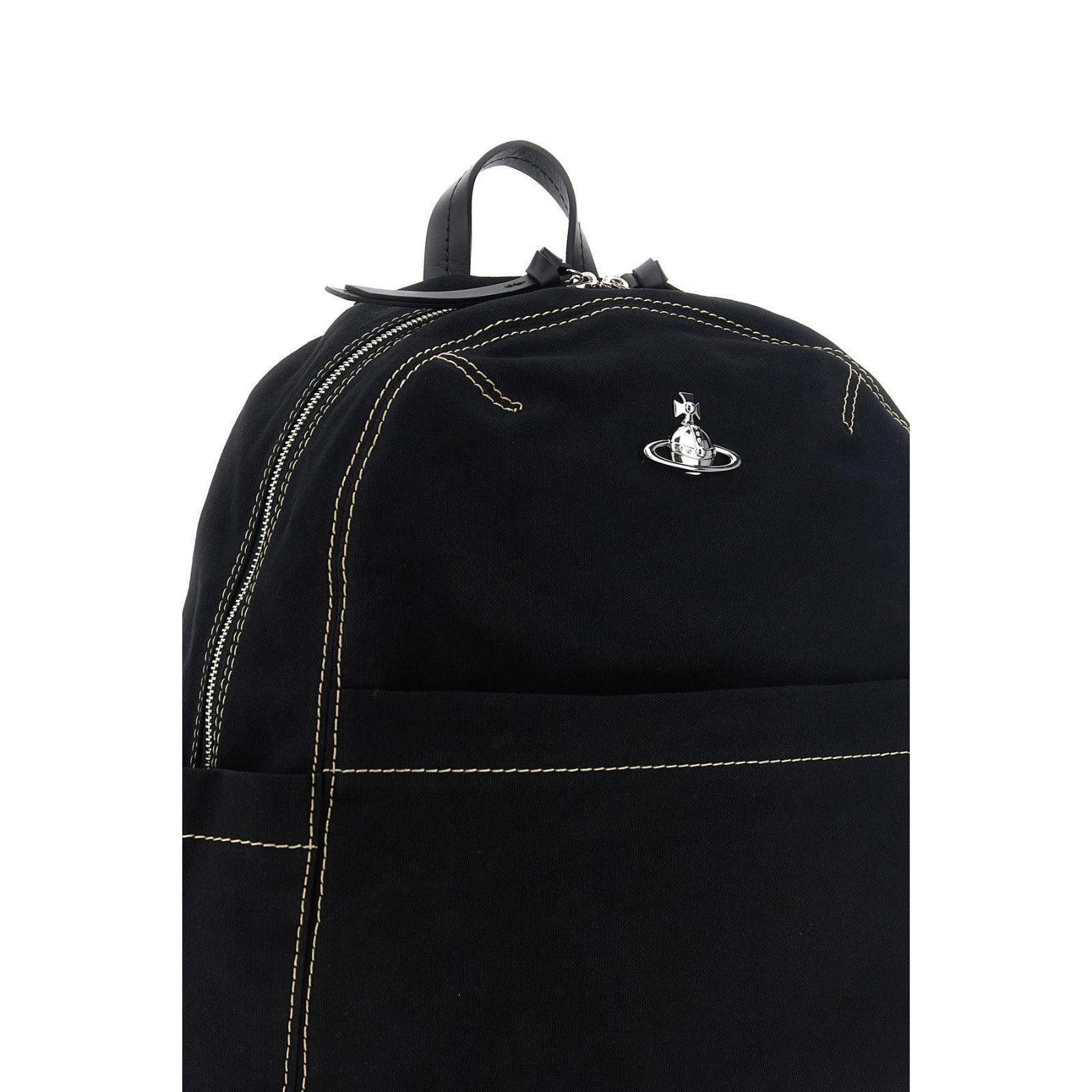 Vivienne Westwood VIVIENNE WESTWOOD George Medium Black Backpack New & Authent Size ONE SIZE - 3 Thumbnail