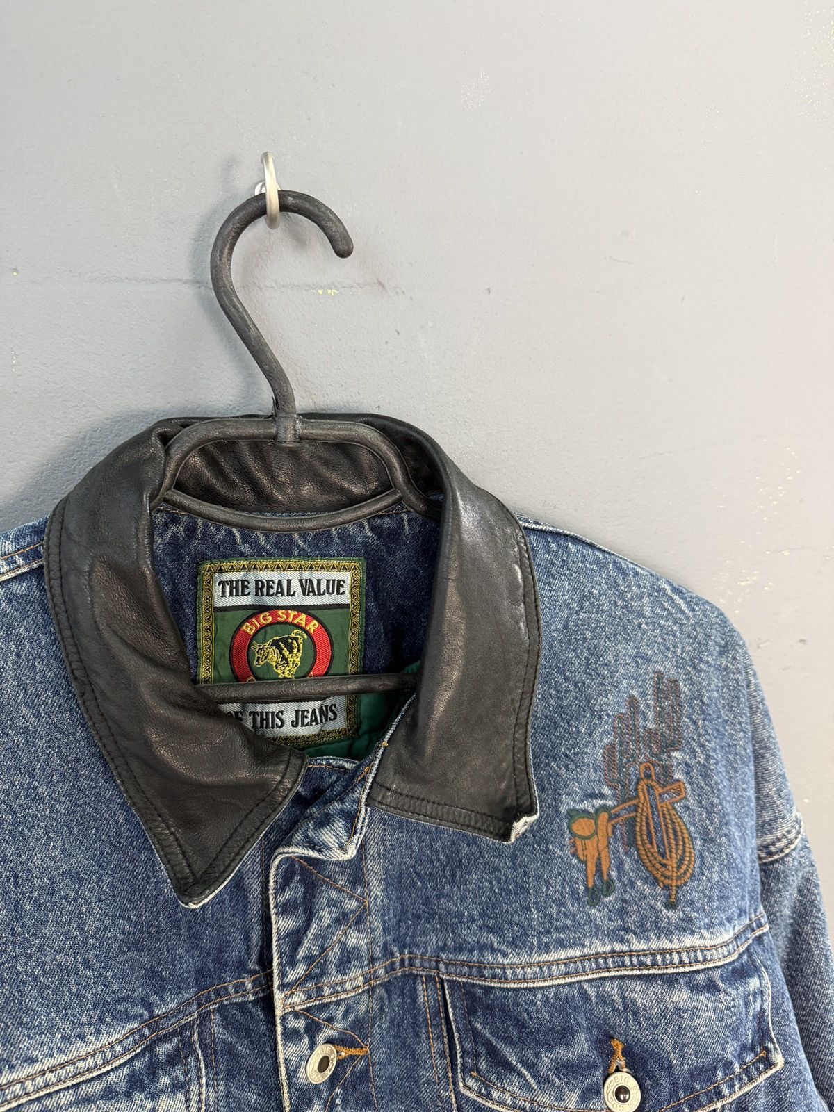 Denim & Co. Vintage 70s Denim Bomber Jacket Size US S / EU 44-46 / 1 - 7 Thumbnail
