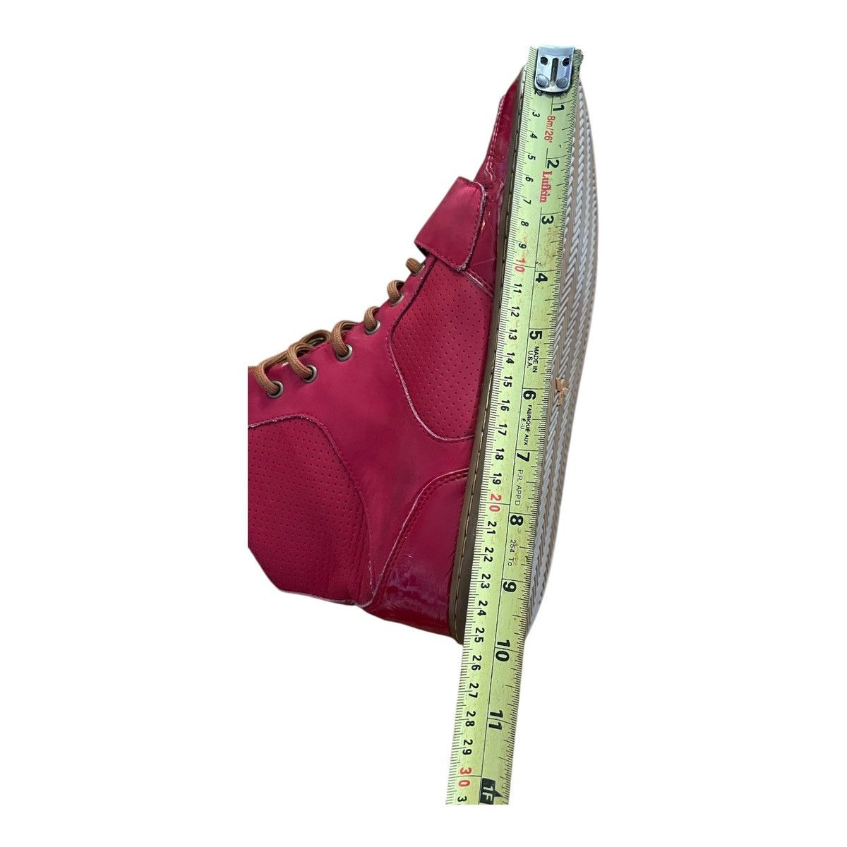 Creative Recreation Creative Recreation Cesario High Top Red Fashion Sneakers Size US 9.5 / EU 42-43 - 10 Thumbnail
