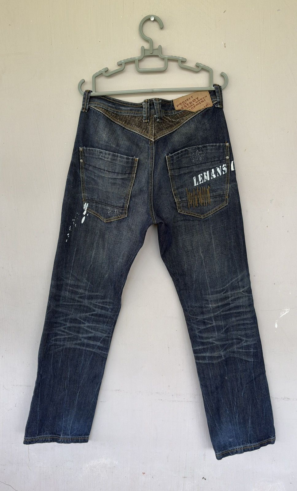 Japanese Brand Japanese Le Mans Streetwear Distressed Denim Size US 32 / EU 48 - 8 Thumbnail