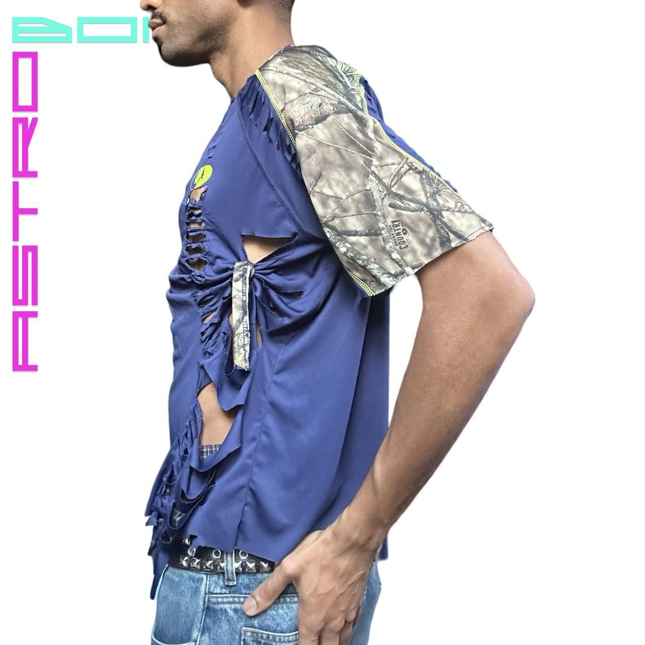 Mossy Oaks ASTROBOI* MOSSY OAK Blue Camouflage Grunge T-shirt- XL Size US XL / EU 56 / 4 - 4 Thumbnail