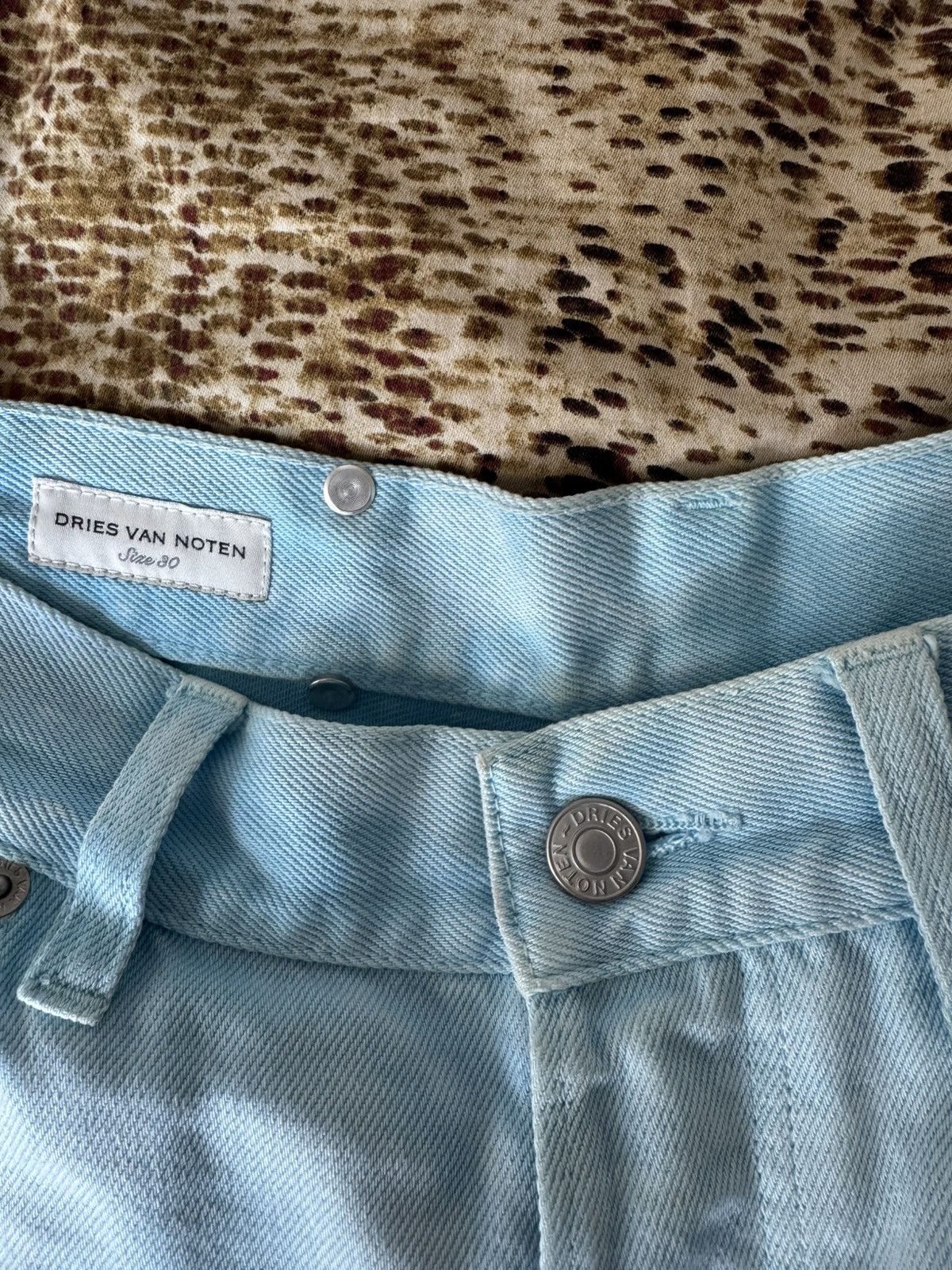 Dries Van Noten Dries Van Noten Light Wash Denim Size US 30 / EU 46 - 4 Thumbnail