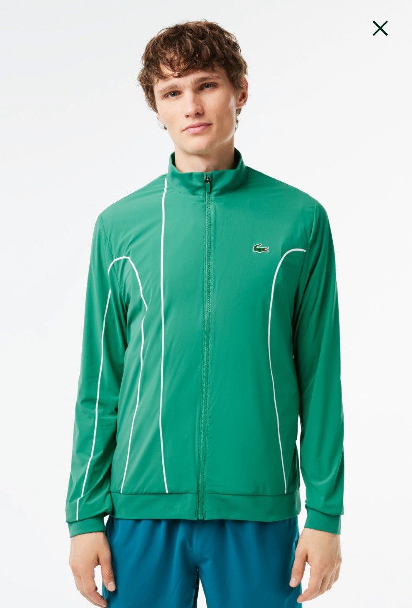 Lacoste Lacoste Sport Novak Djokovic Mens Small Green Jacket Size US S / EU 44-46 / 1 - 5 Thumbnail