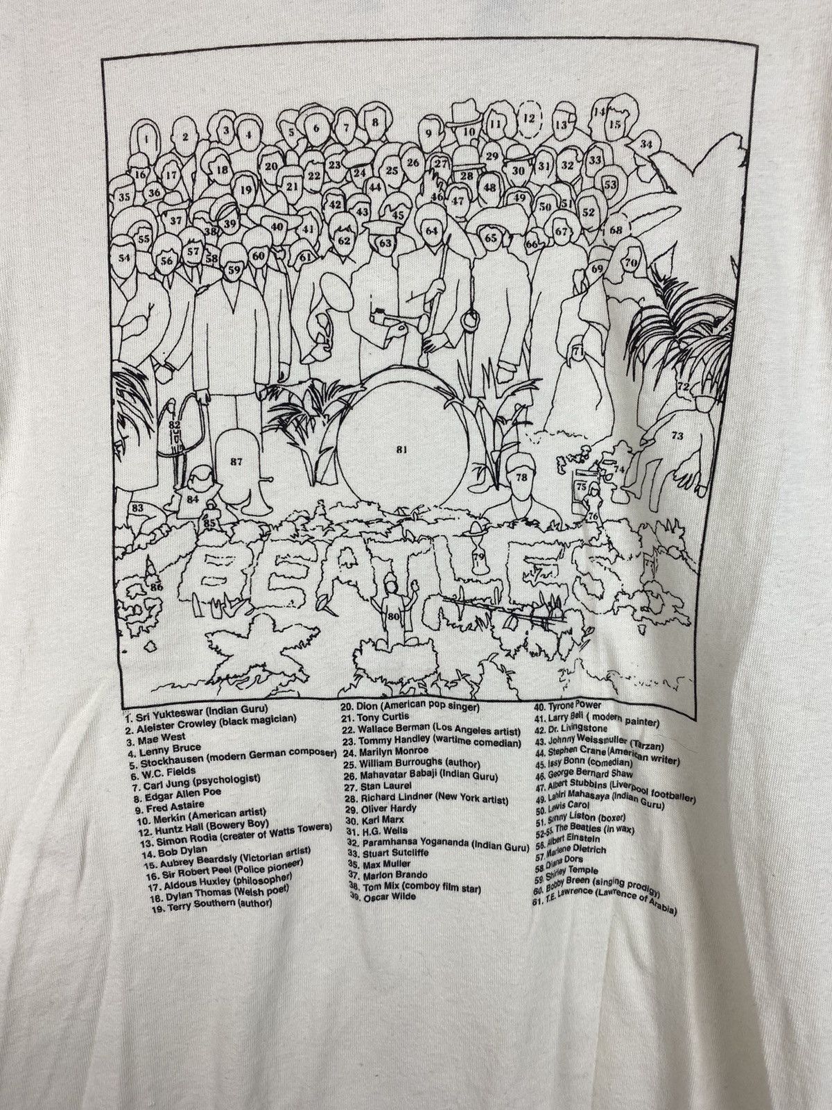 Band Tees Brand New The Beatles Sgt Peppers Faces T shirt by junk food Size US M / EU 48-50 / 2 - 3 Thumbnail