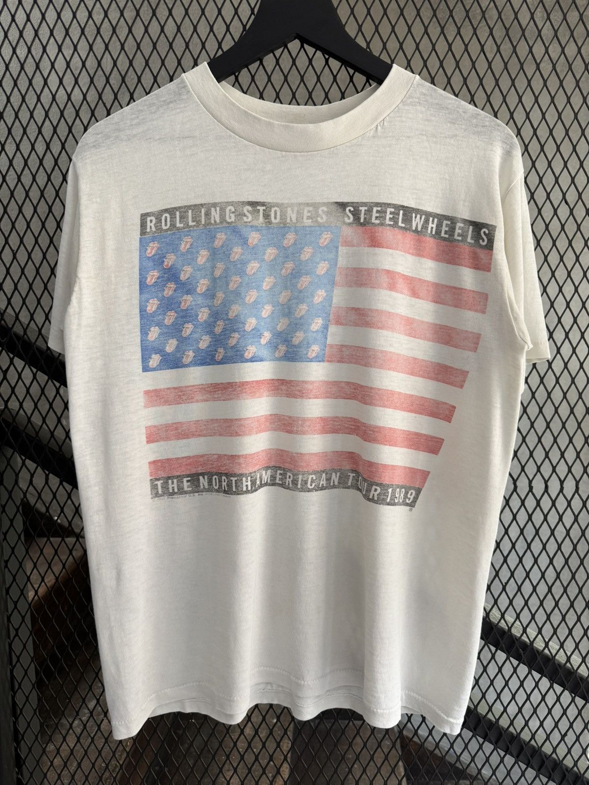 Vintage 1989 The Rolling Stones Steel Wheels Tee