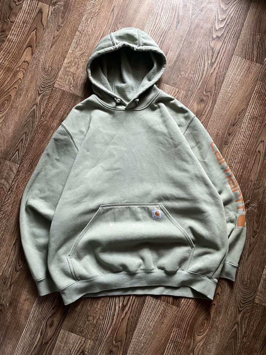 Carhartt Vintage Carhartt Hoodie Sweatshirt Men’s XLarge Size US XL / EU 56 / 4 - 2 Thumbnail
