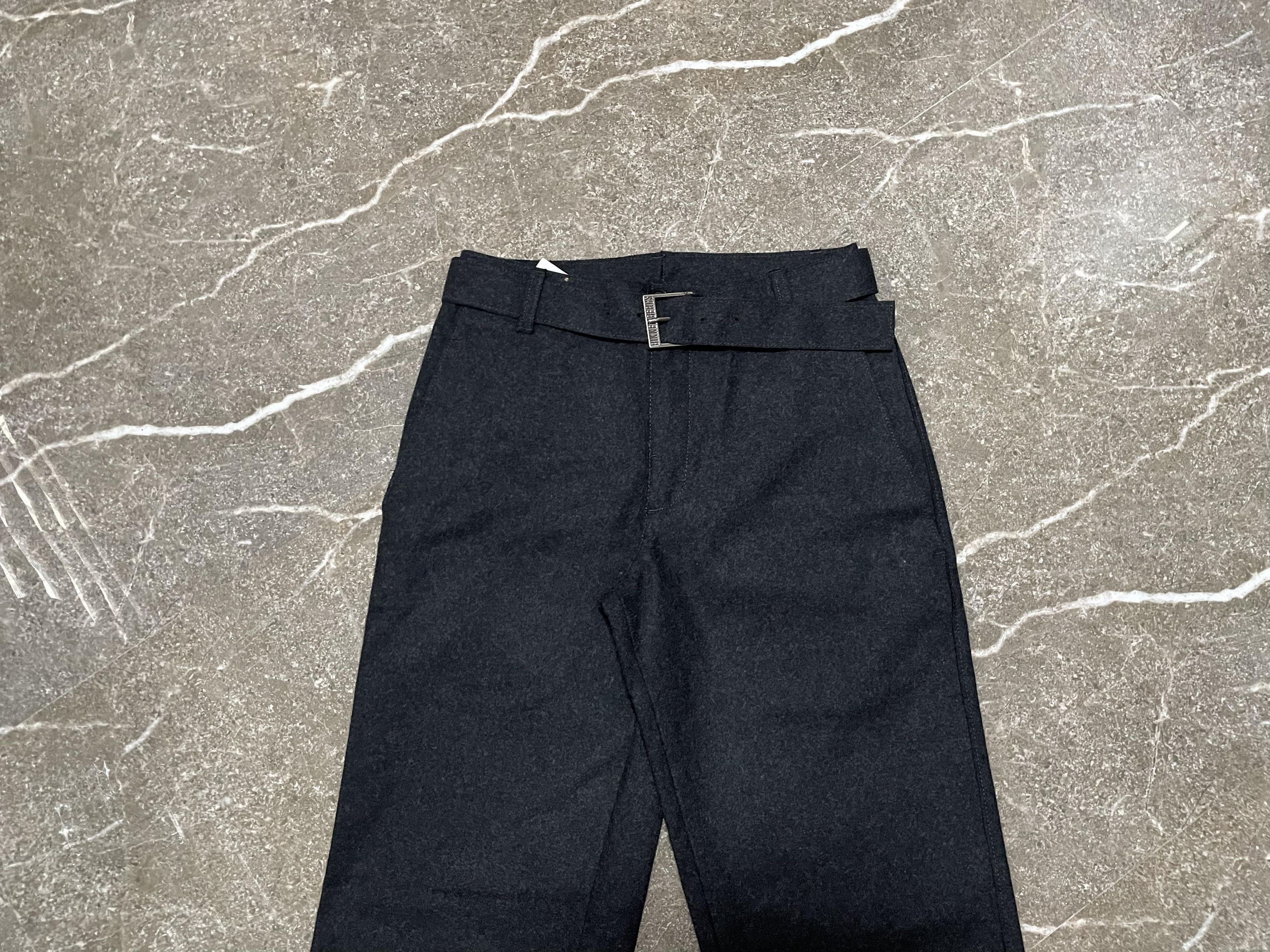 Dirk Bikkembergs Dirk Bikkembergs Wool Trousers with Belt Size US 28 / EU 44 - 2 Thumbnail