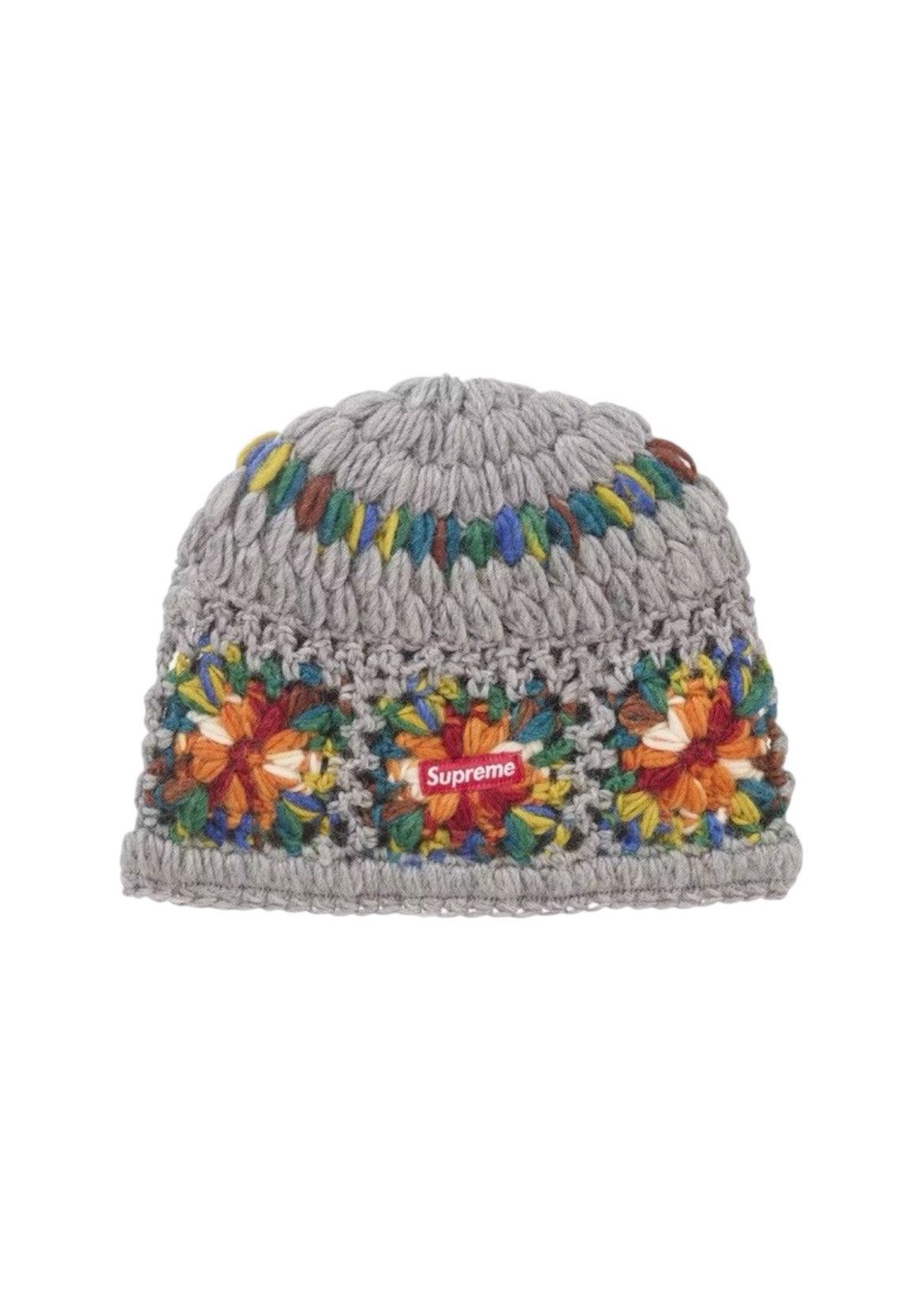Supreme Supreme Crochet Beanie Grey (SS25) | Grailed