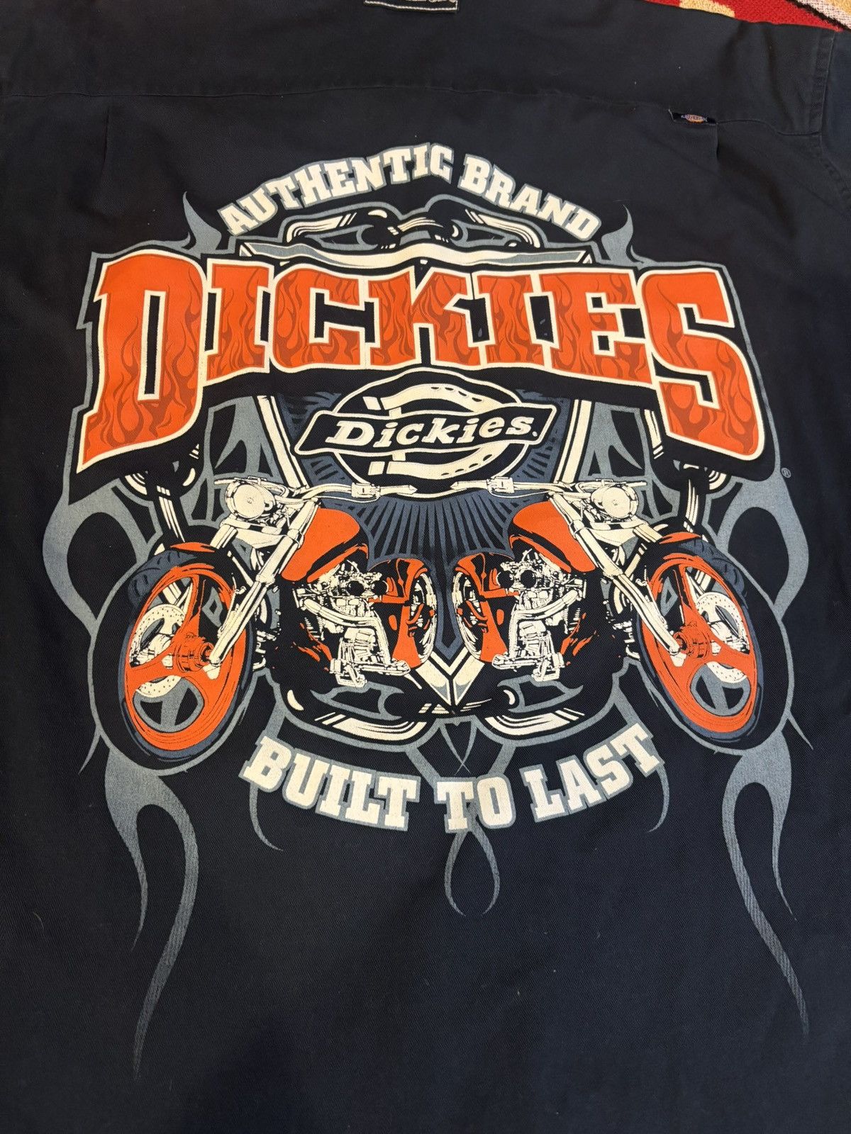 Dickies Vintage Dickies Motorcycle Graphic Button Down Shirt Size US XL / EU 56 / 4 - 2 Thumbnail