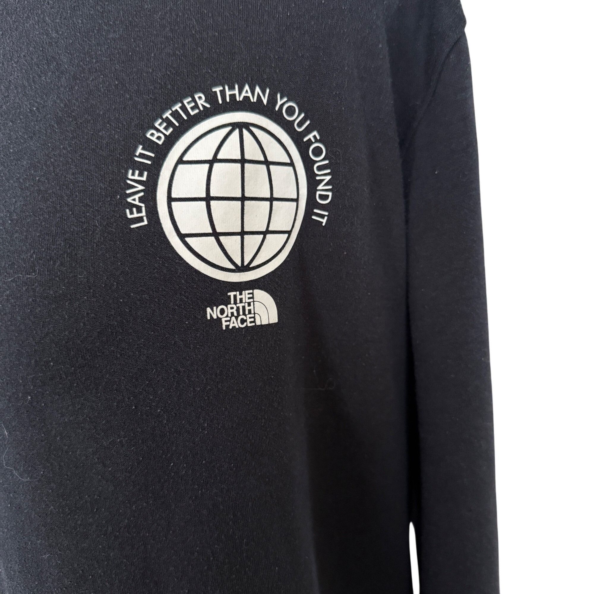 The North Face The North Face Womens Black Crewneck Sweatshirt Leave It Bet Size US M / EU 48-50 / 2 - 2 Thumbnail