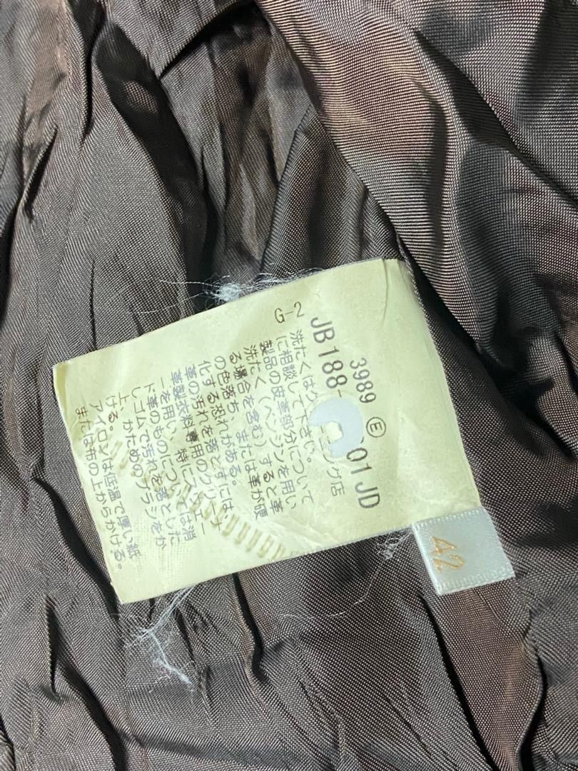 Japanese Brand DeDanae Japanese Brand Crop Leather Jacket (137) Size US XXS / EU 40 - 10 Thumbnail