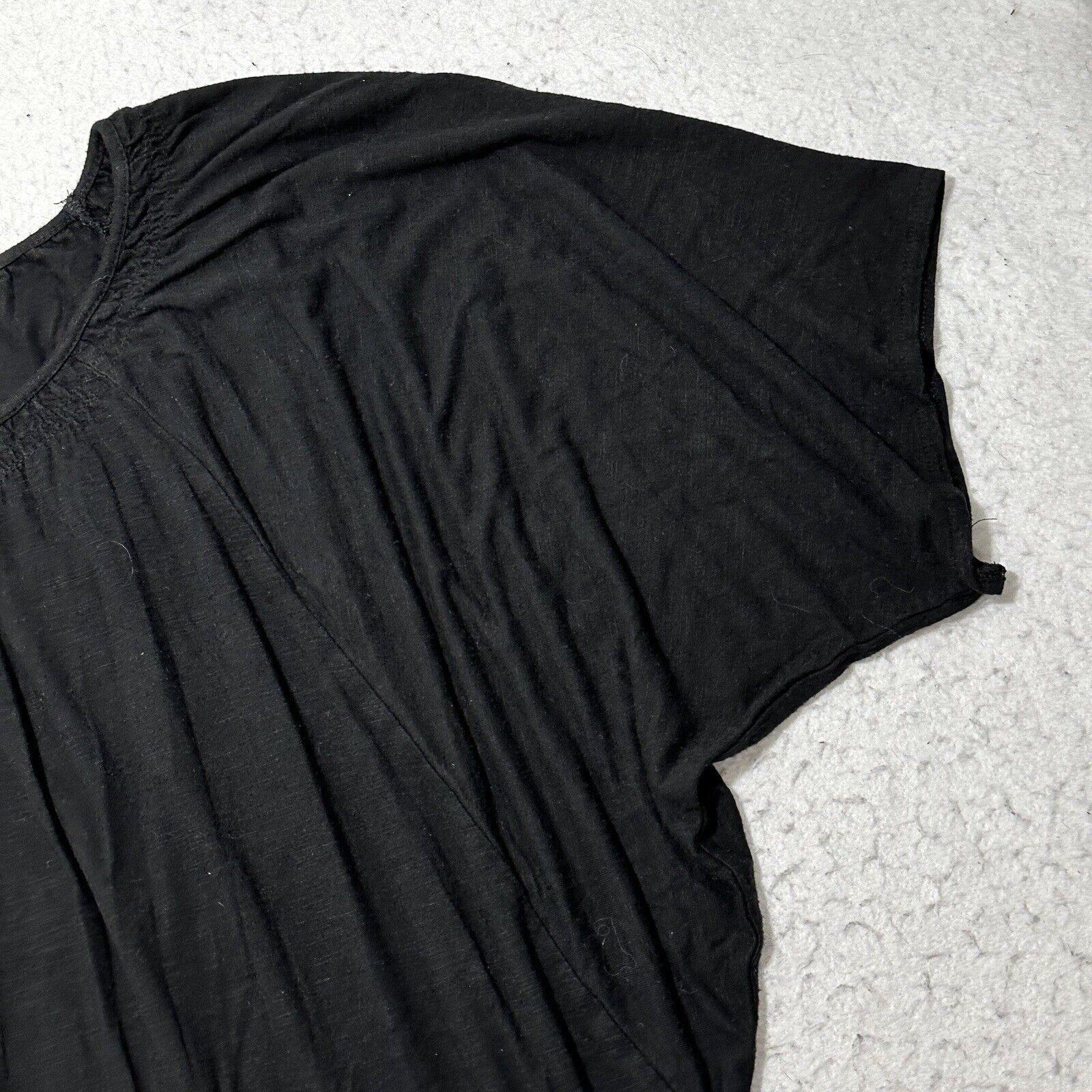 Loft LOFT Large Black Short Sleeve Pullover TShirt Lightweight Size L / US 10 / IT 46 - 5 Thumbnail