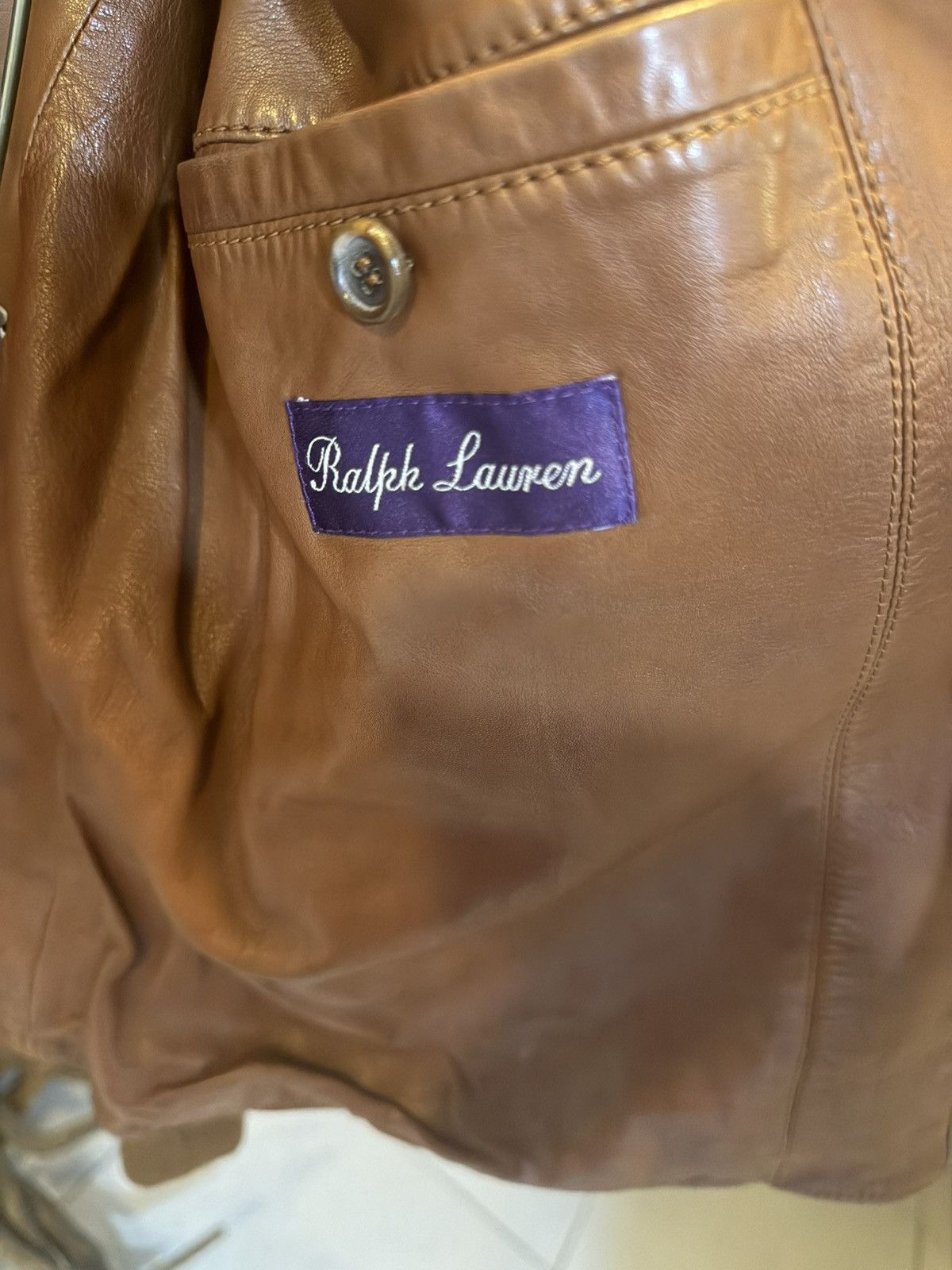 Ralph Lauren Purple Label Puple label leather jacket italy Size US M / EU 48-50 / 2 - 10 Thumbnail