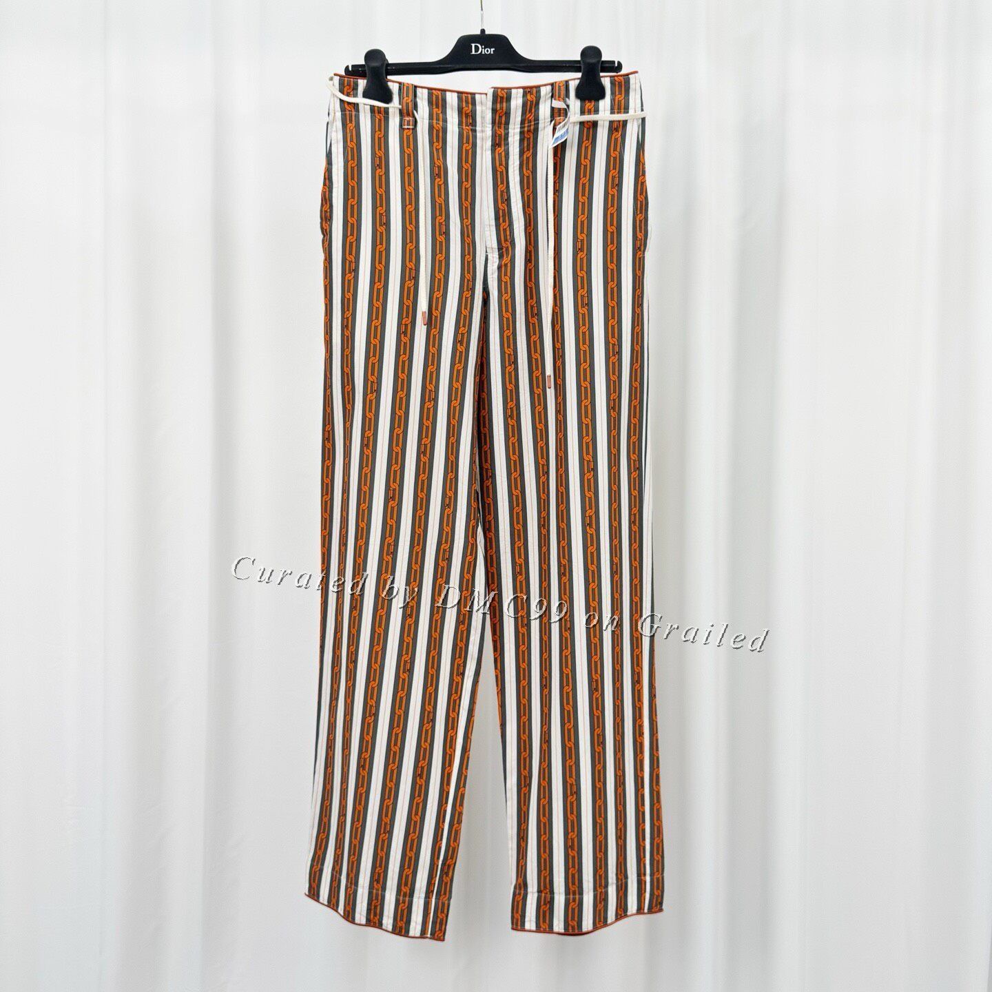 Louis Vuitton Louis Vuitton Runway Chain Print Casual Pants Size 38" / US 16 / IT 52 - 1 Thumbnail