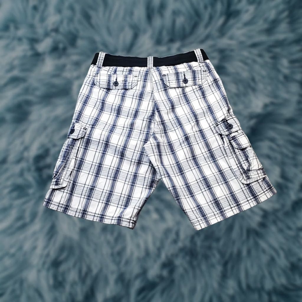 Lee Lee Cargo Shorts Mens Size 30 Multicolor Plaid Belted Wyoming Outdoor 11" Inseam Size US 30 / EU 46 - 1 Thumbnail