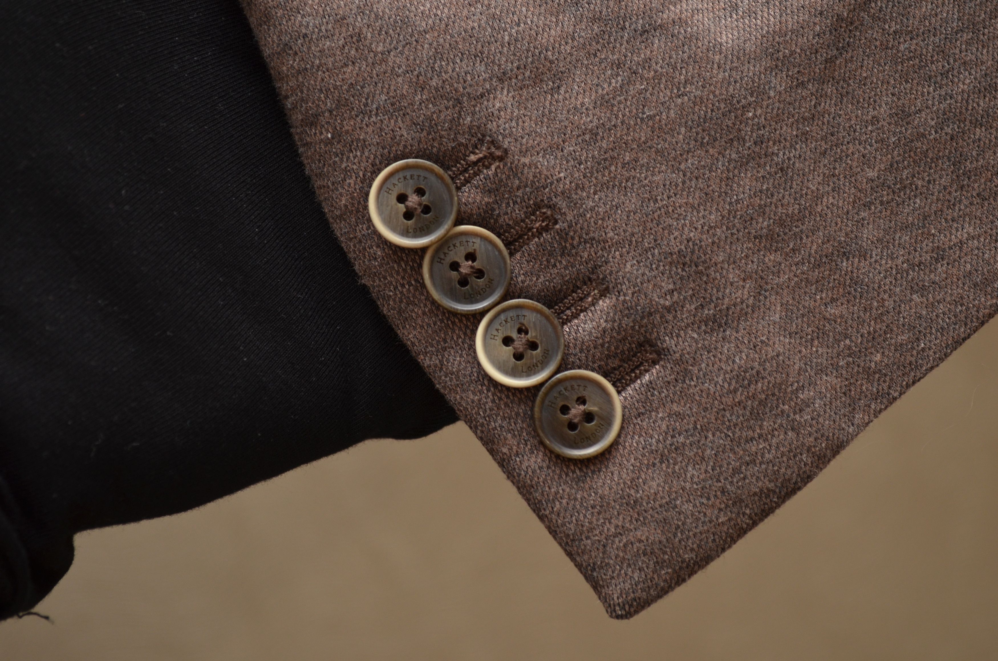 Hackett HACKETT London Jersey Stretch Cotton Blazer Jacket Size 46R Size 46R - 6 Thumbnail